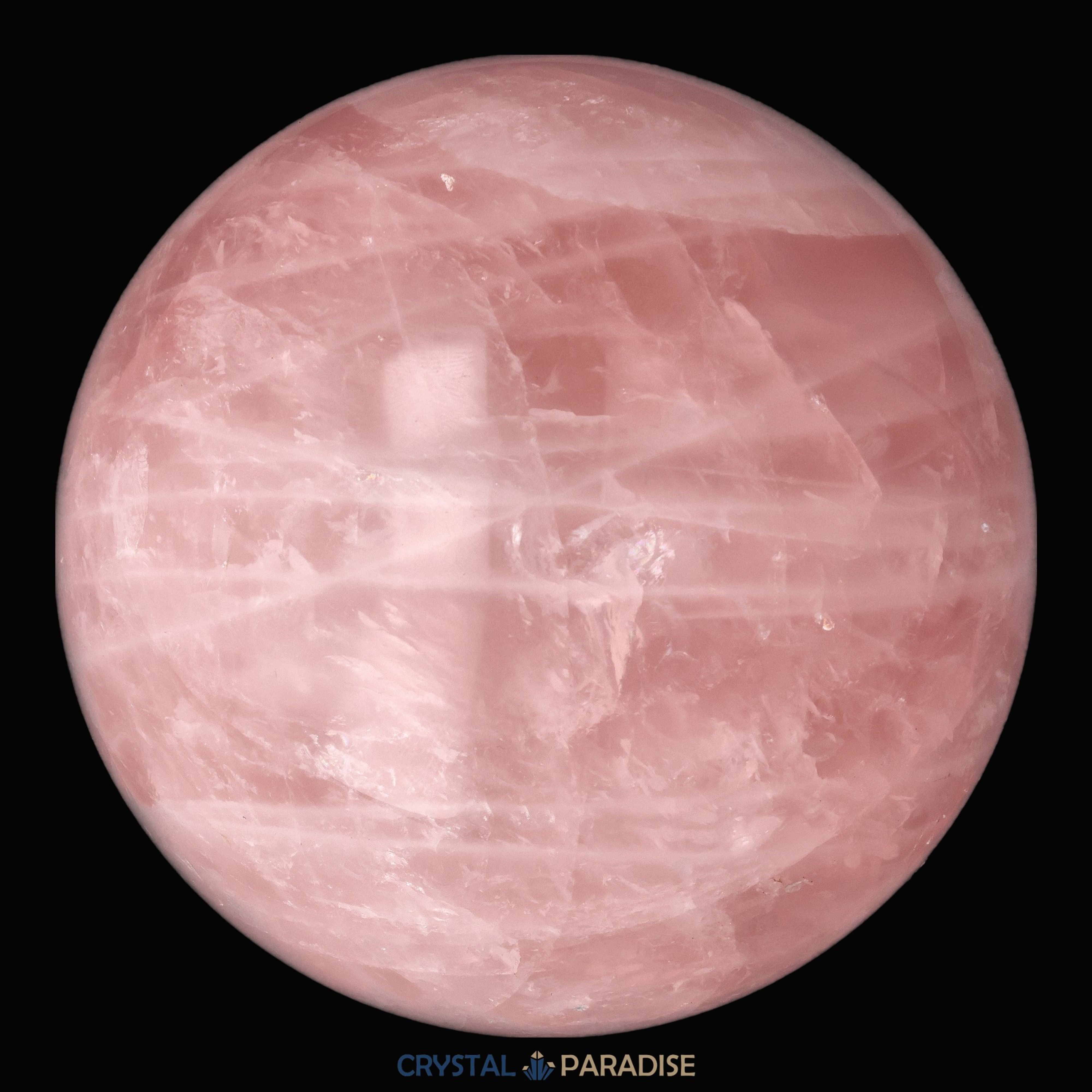Rosenquarz Kugel (rosa transparent) – Ansicht 7