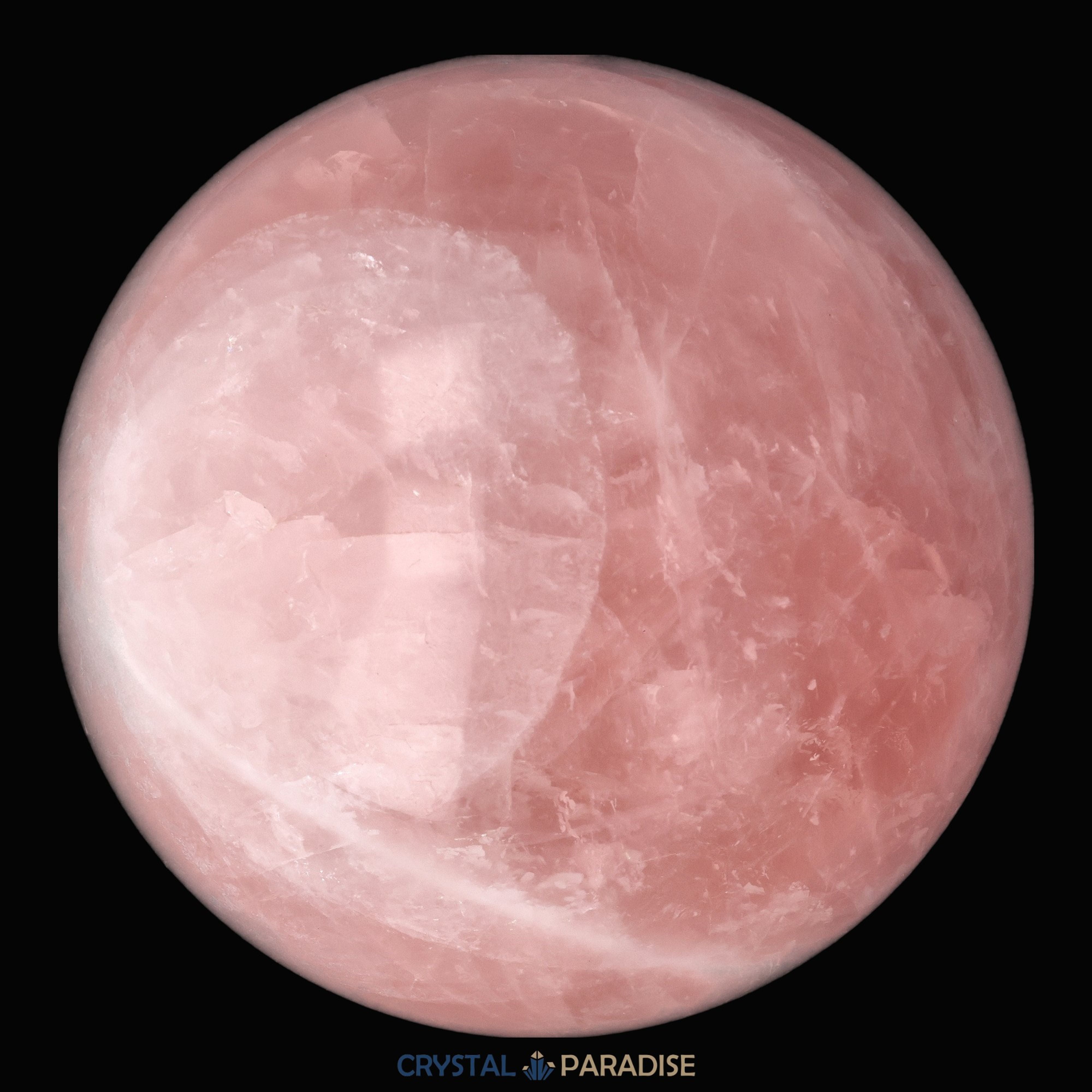 Rosenquarz Kugel (rosa transparent) – Ansicht 9