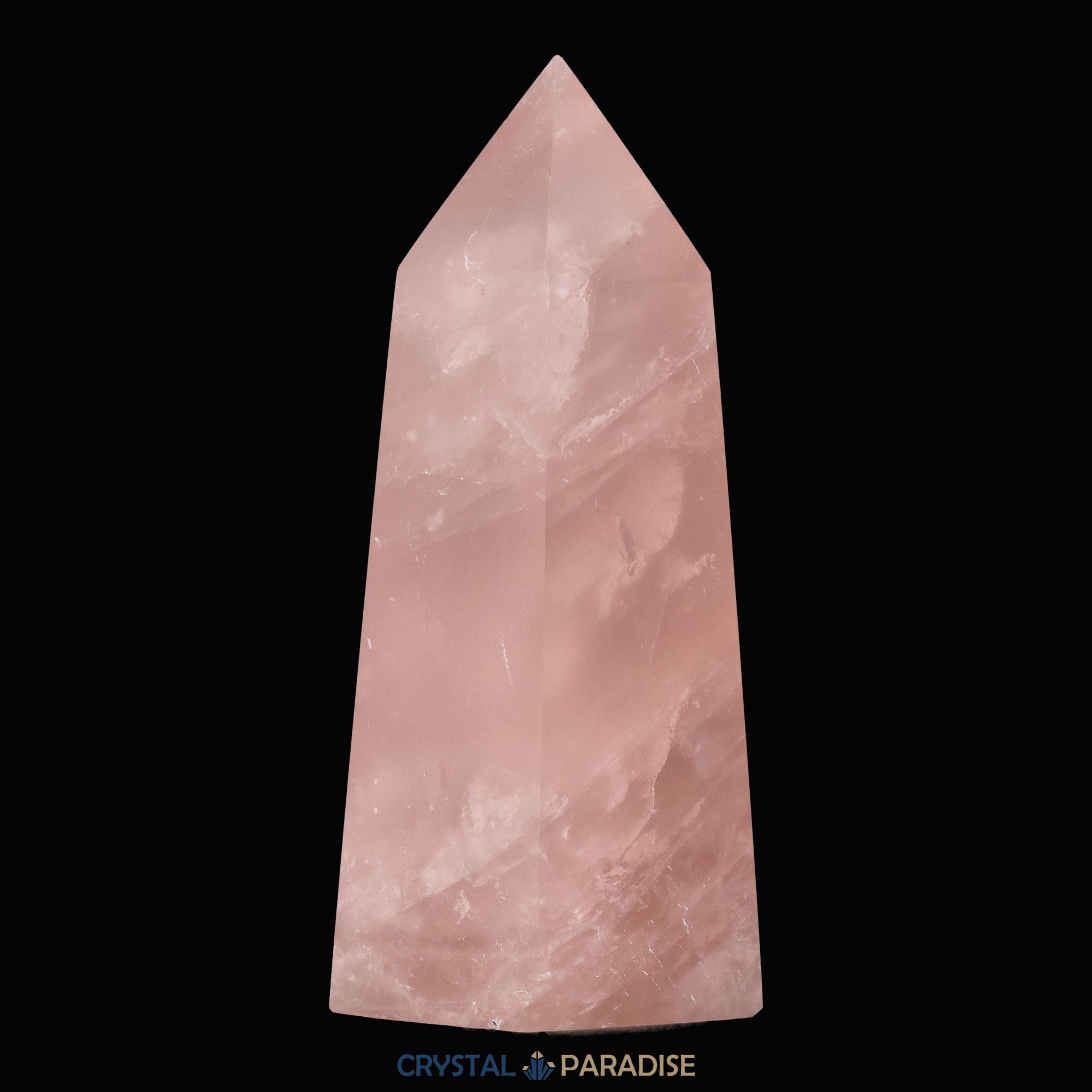 Rosenquarz Obelisk (rosa transparent) – Ansicht 3