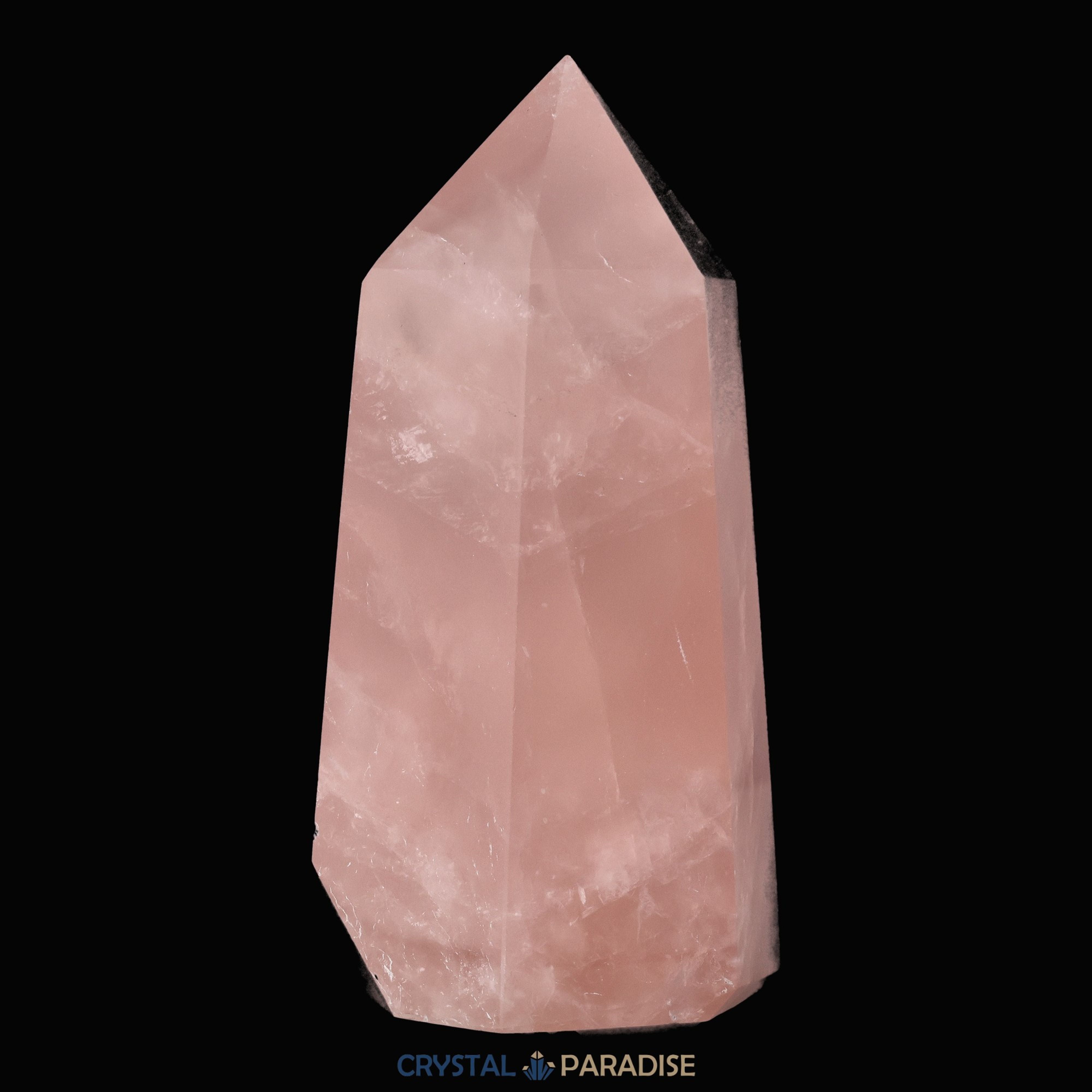 Rosenquarz Obelisk (rosa transparent) – Ansicht 5