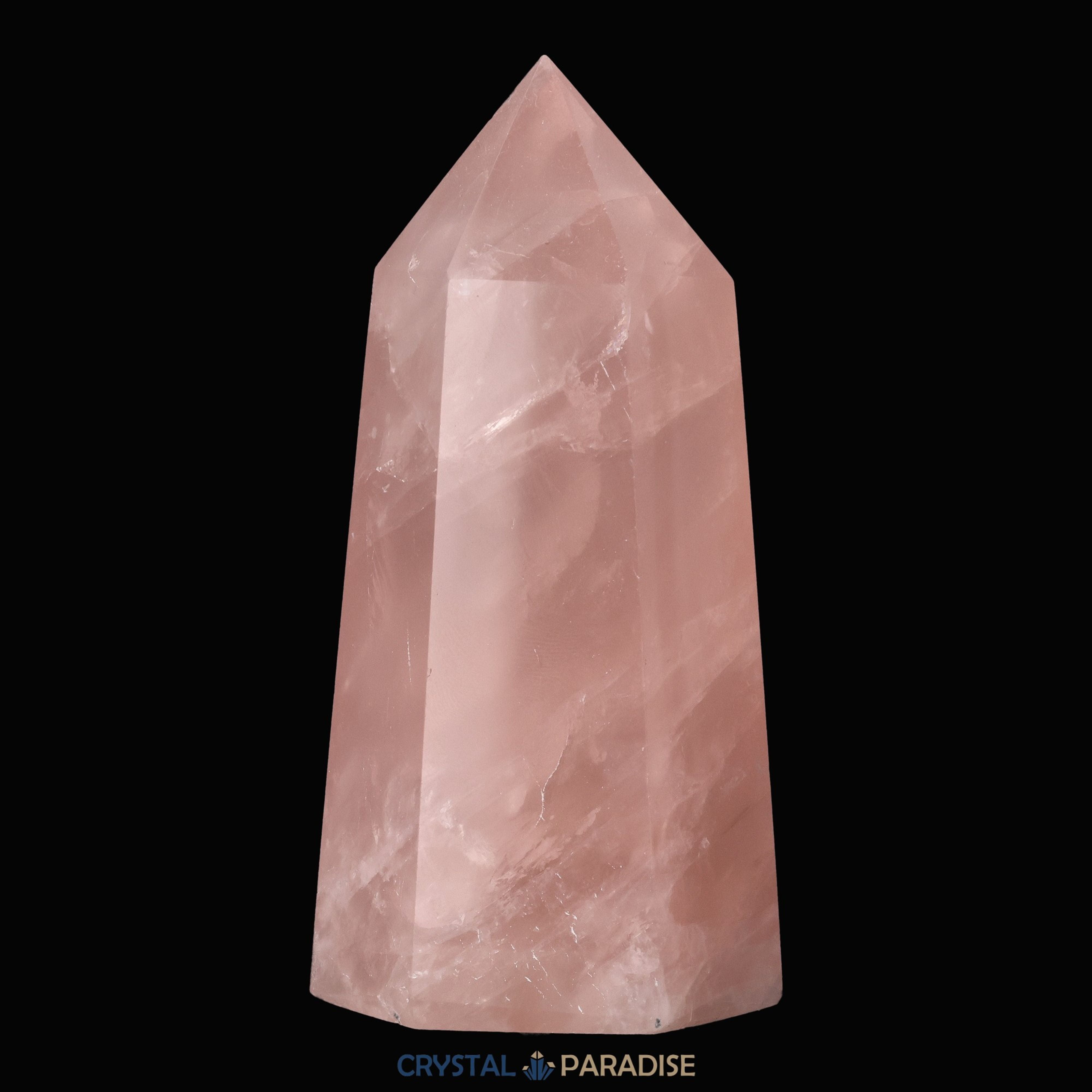 Rosenquarz Obelisk (rosa transparent) – Ansicht 6