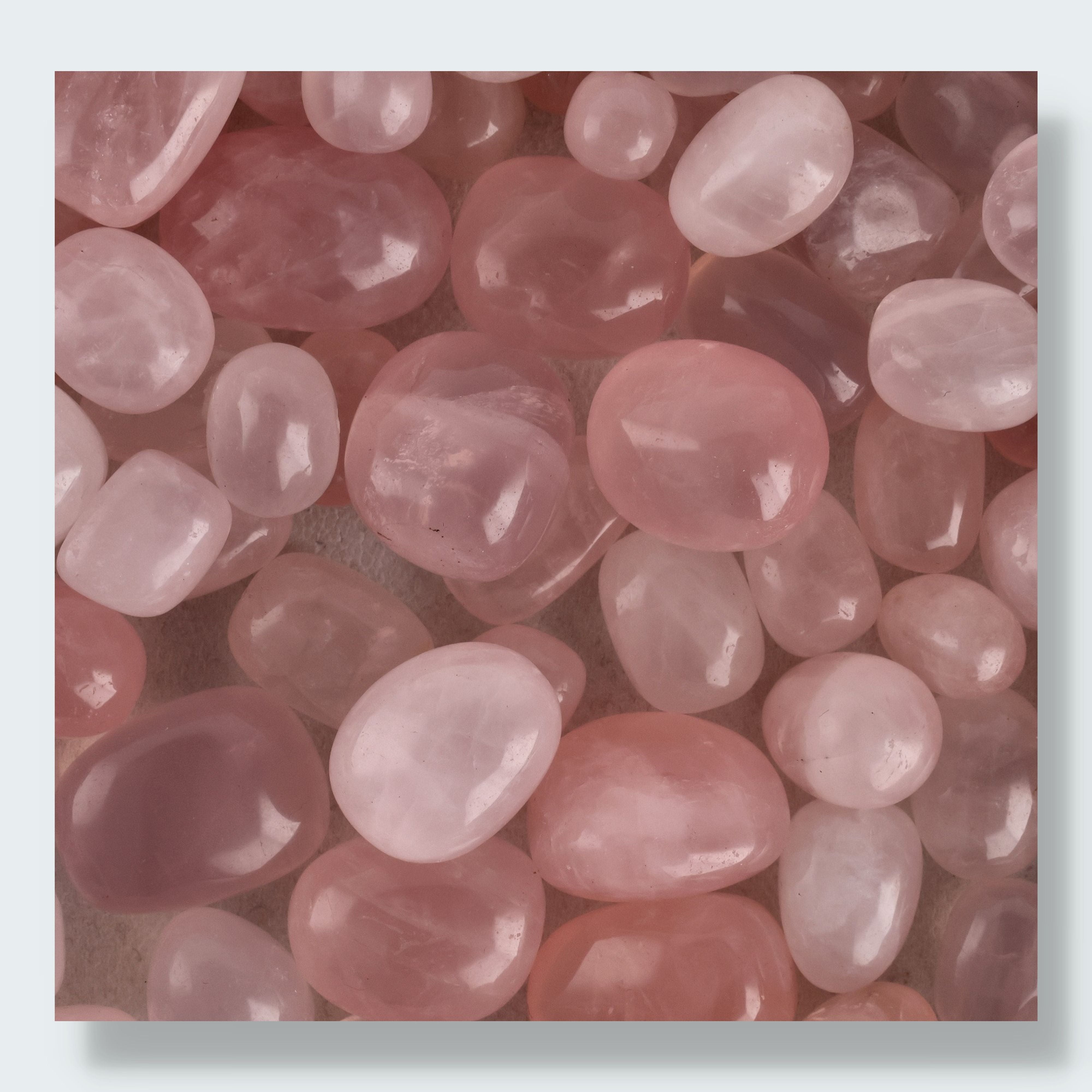 Rosenquarz Trommelsteine aus Madagaskar – Ansicht 3