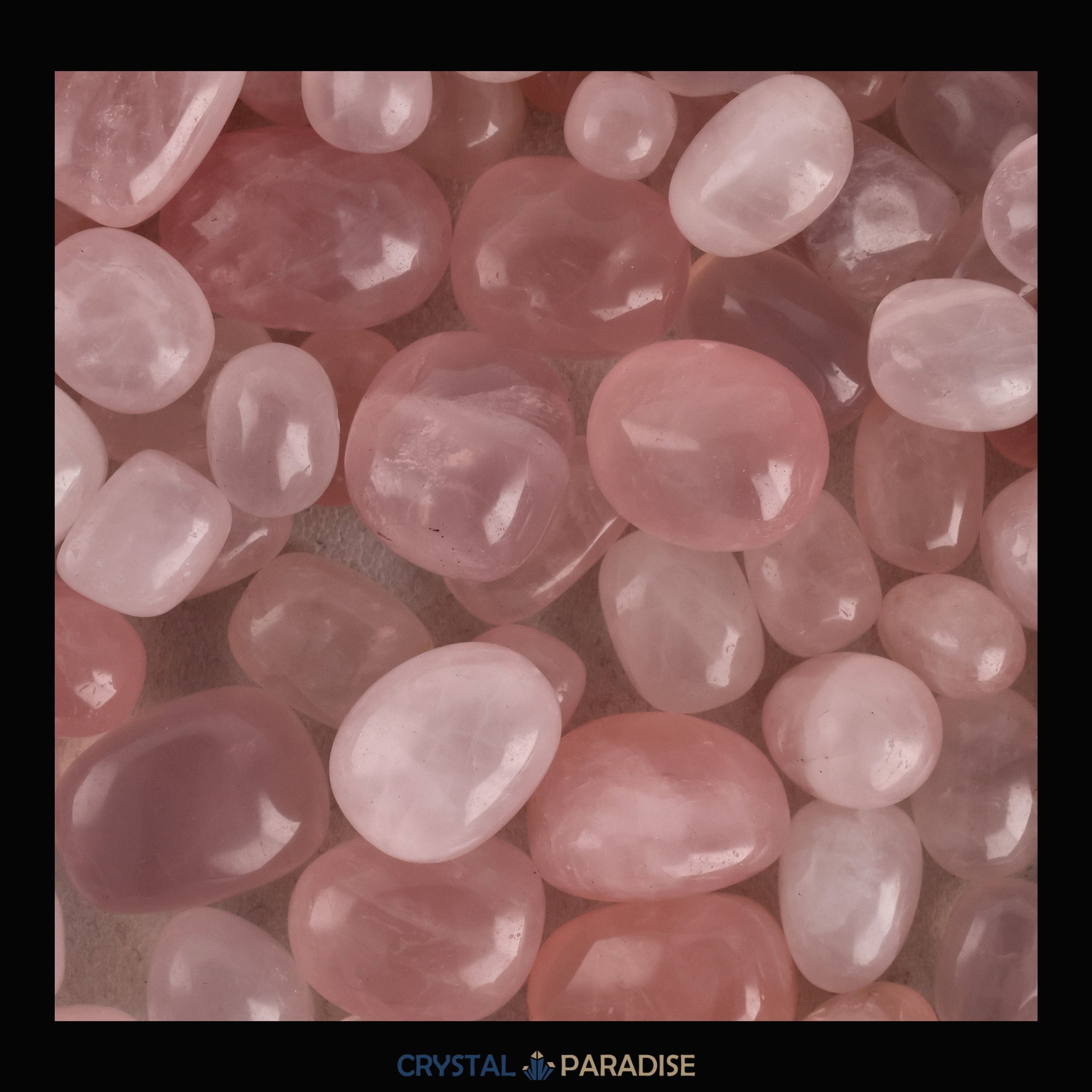 Rosenquarz Trommelsteine aus Madagaskar – Ansicht 6