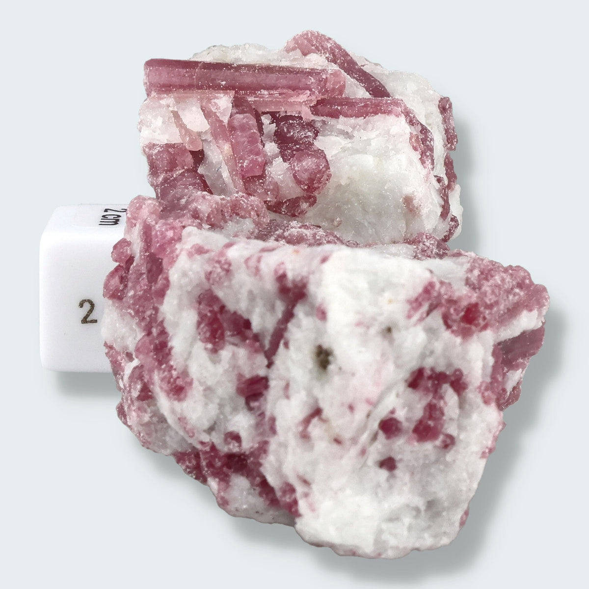 Rubelit (Turmalingruppe) Stufe aus Brasilien – Ansicht 4