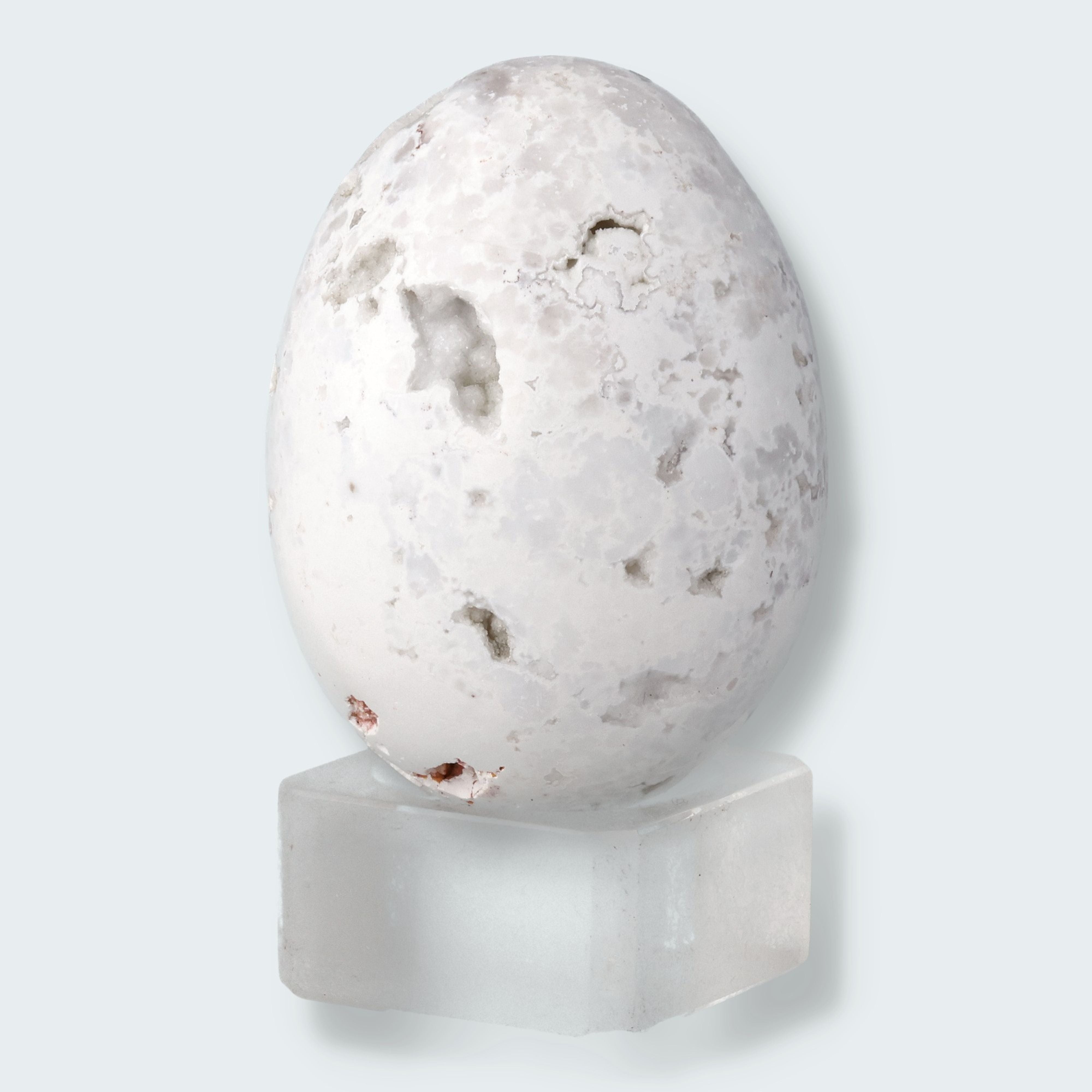 Schneeachat Ei (135 - 180g) – Ansicht 2