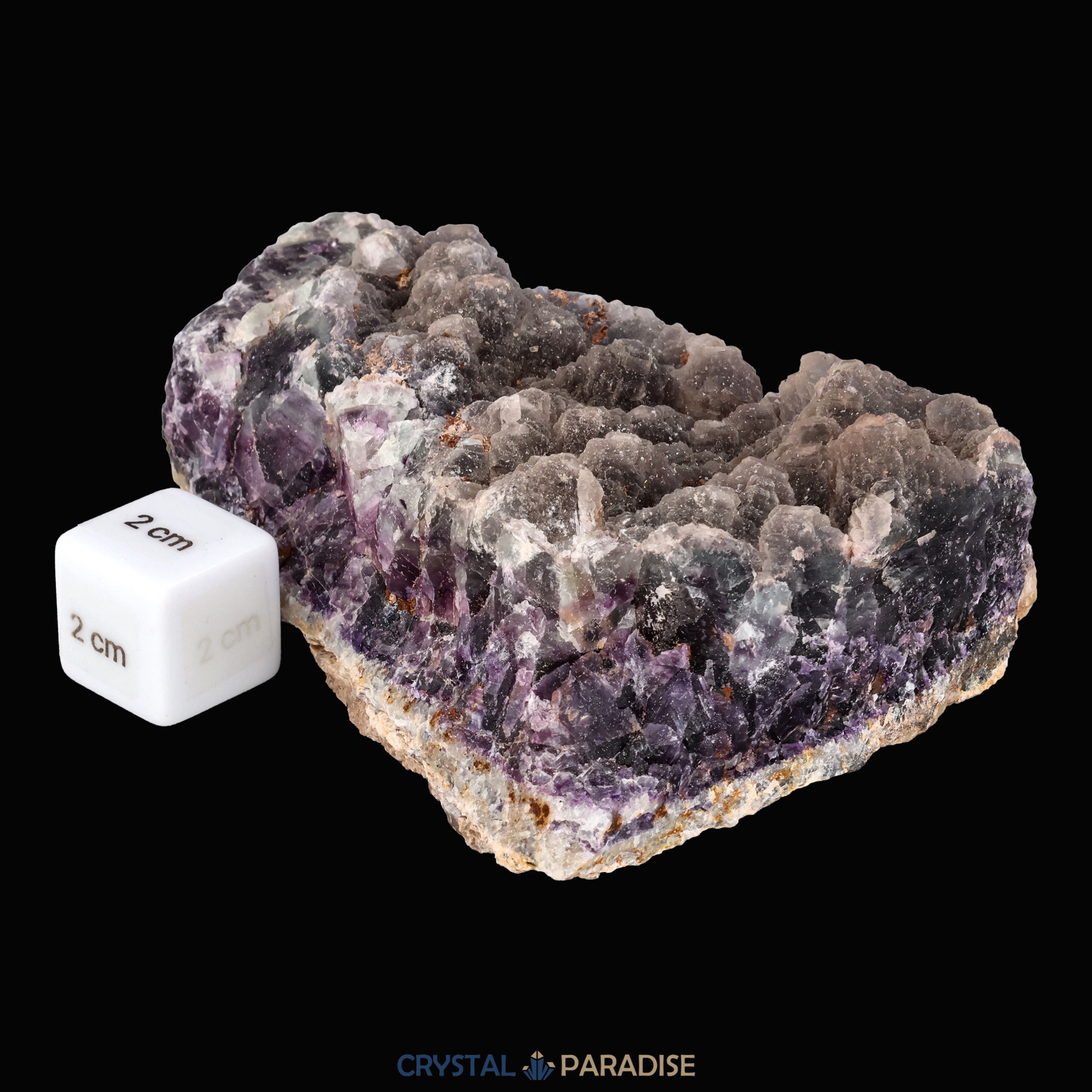 Schneeflocken Fluorit aus Yunnan China (554g) – Ansicht 3