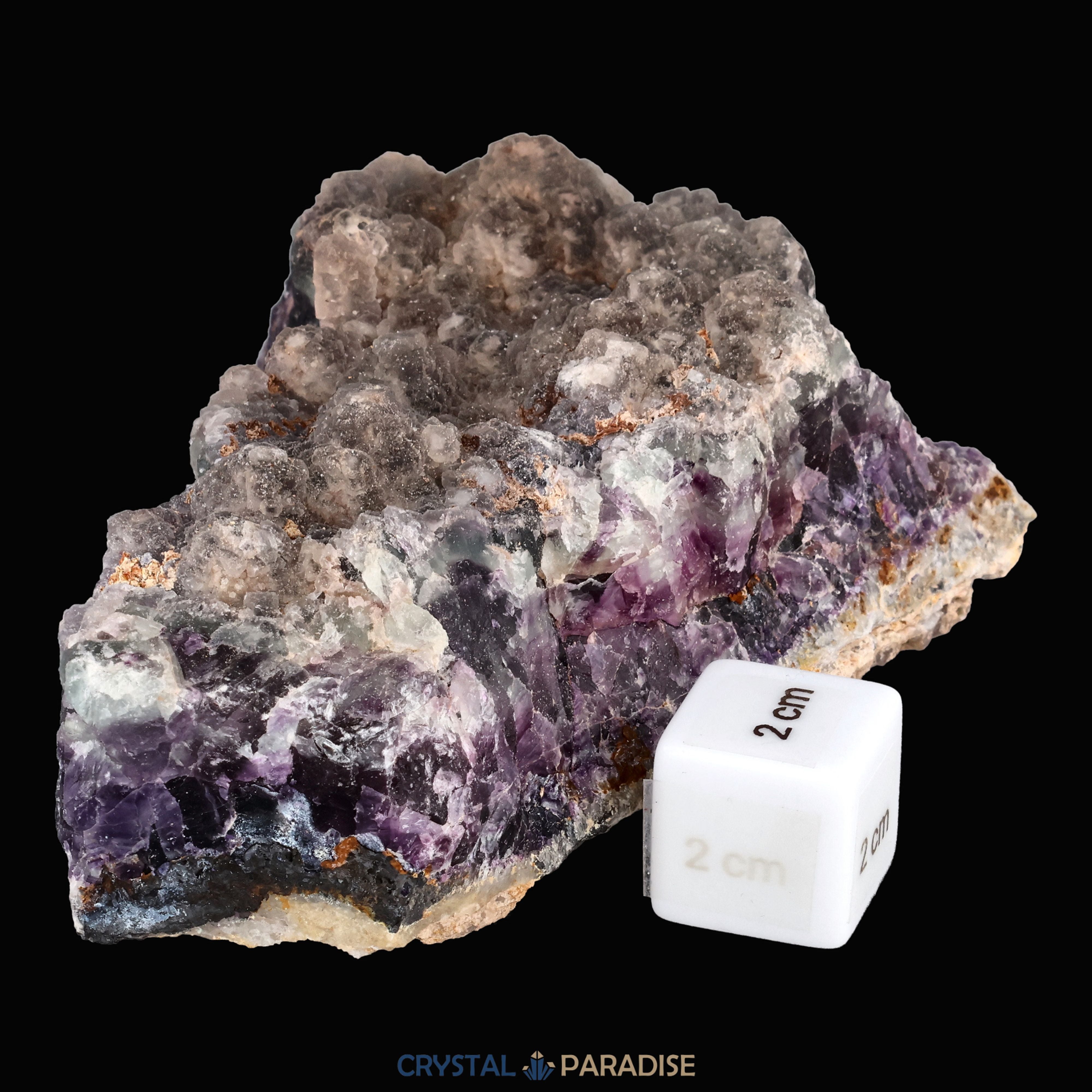 Schneeflocken Fluorit aus Yunnan China (554g) – Ansicht 7