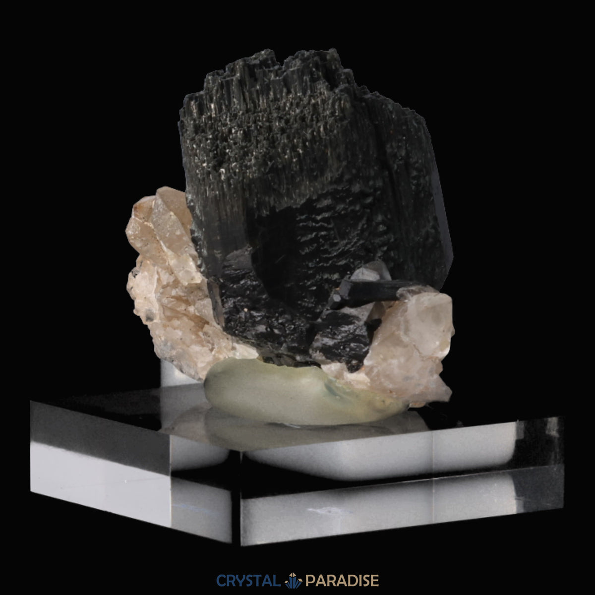 Schörl Turmalin mit Rauchquarz aus Erongo, Namibia (59g) – Ansicht 6