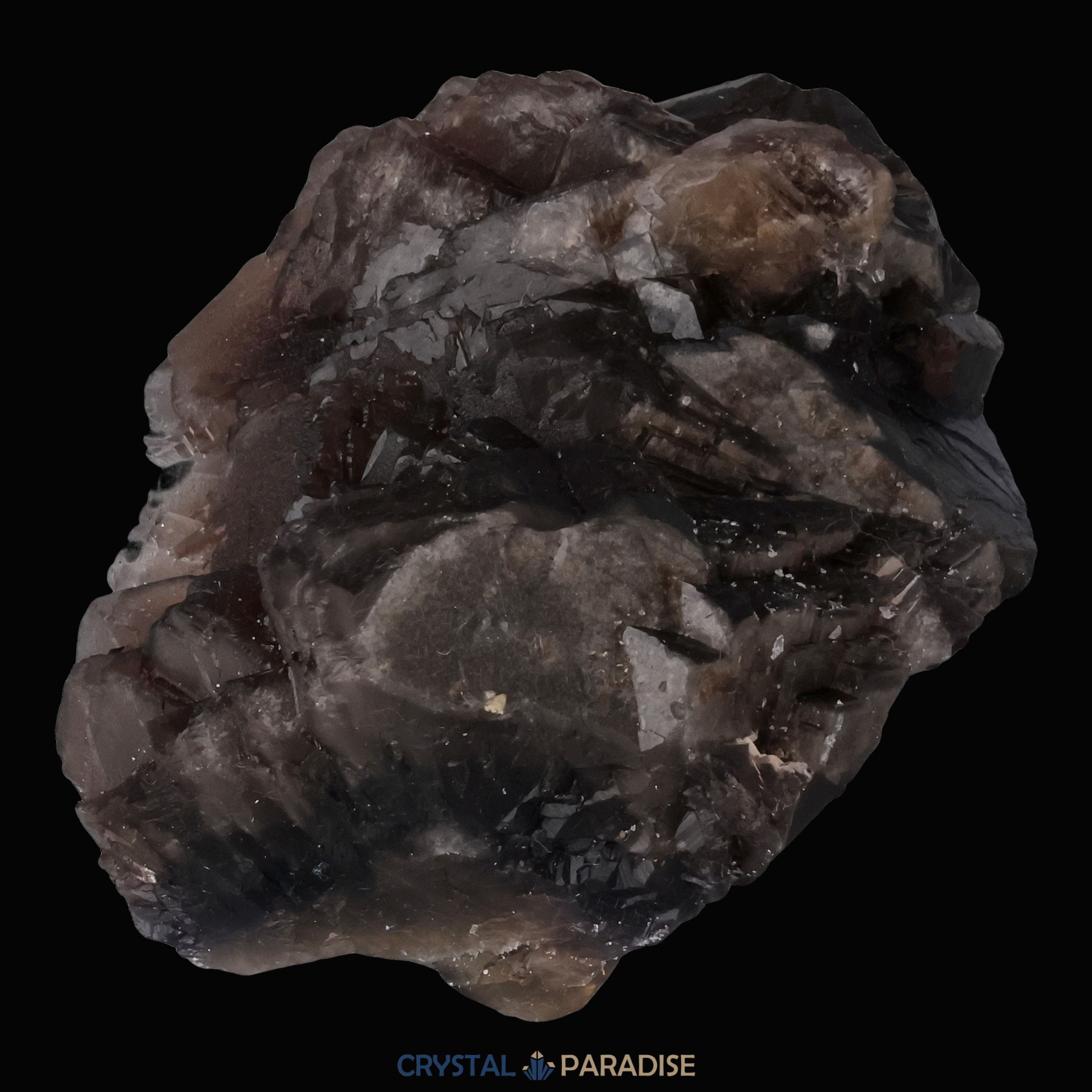 Schwarzer Rosen-Fluorit aus Baluchistan Pakistan (280g) – Ansicht 7