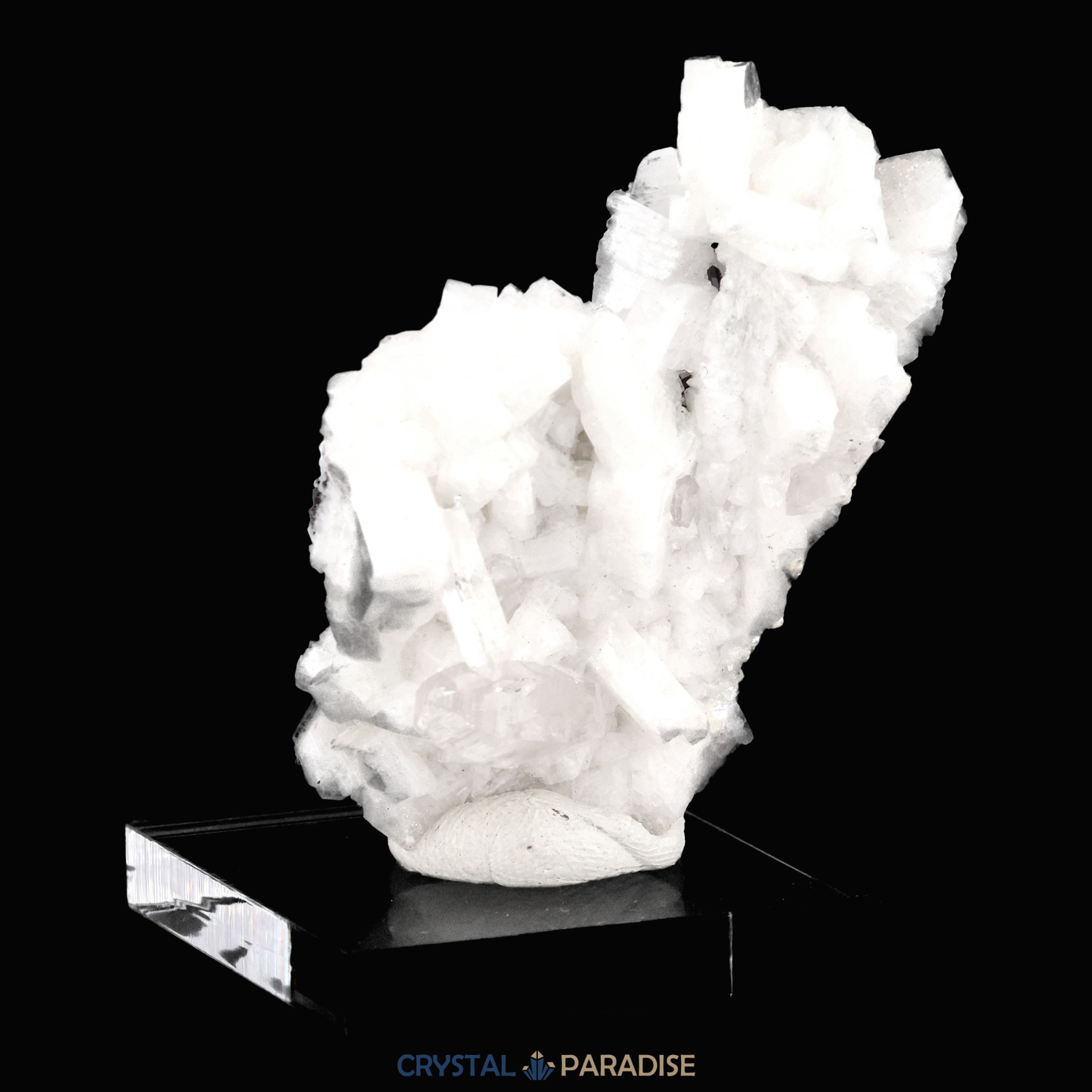 Schwarzer Schörl Turmalin an Himalaya Bergkristall (16g) – Ansicht 7