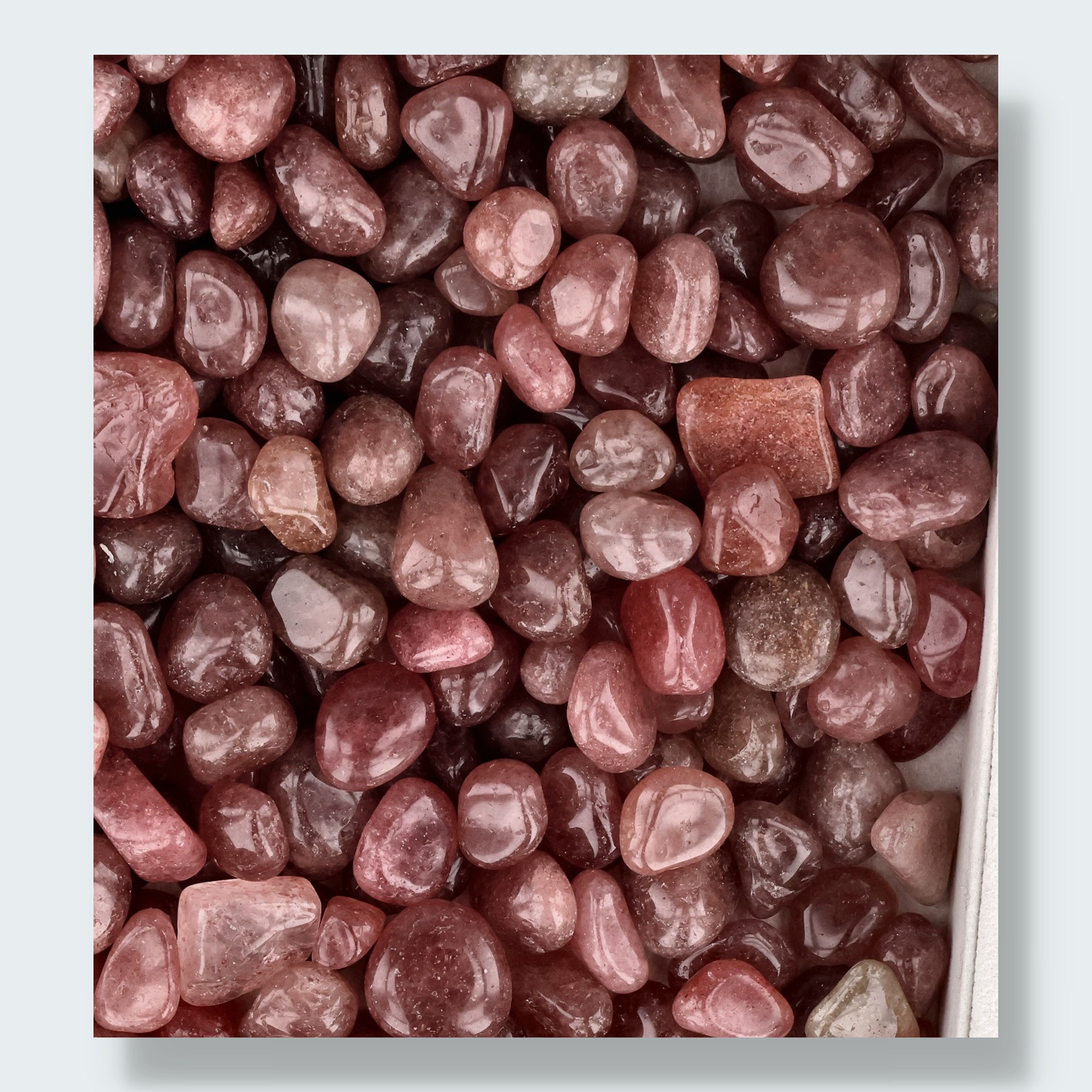 Strawberry Achat Trommelsteine – Ansicht 3