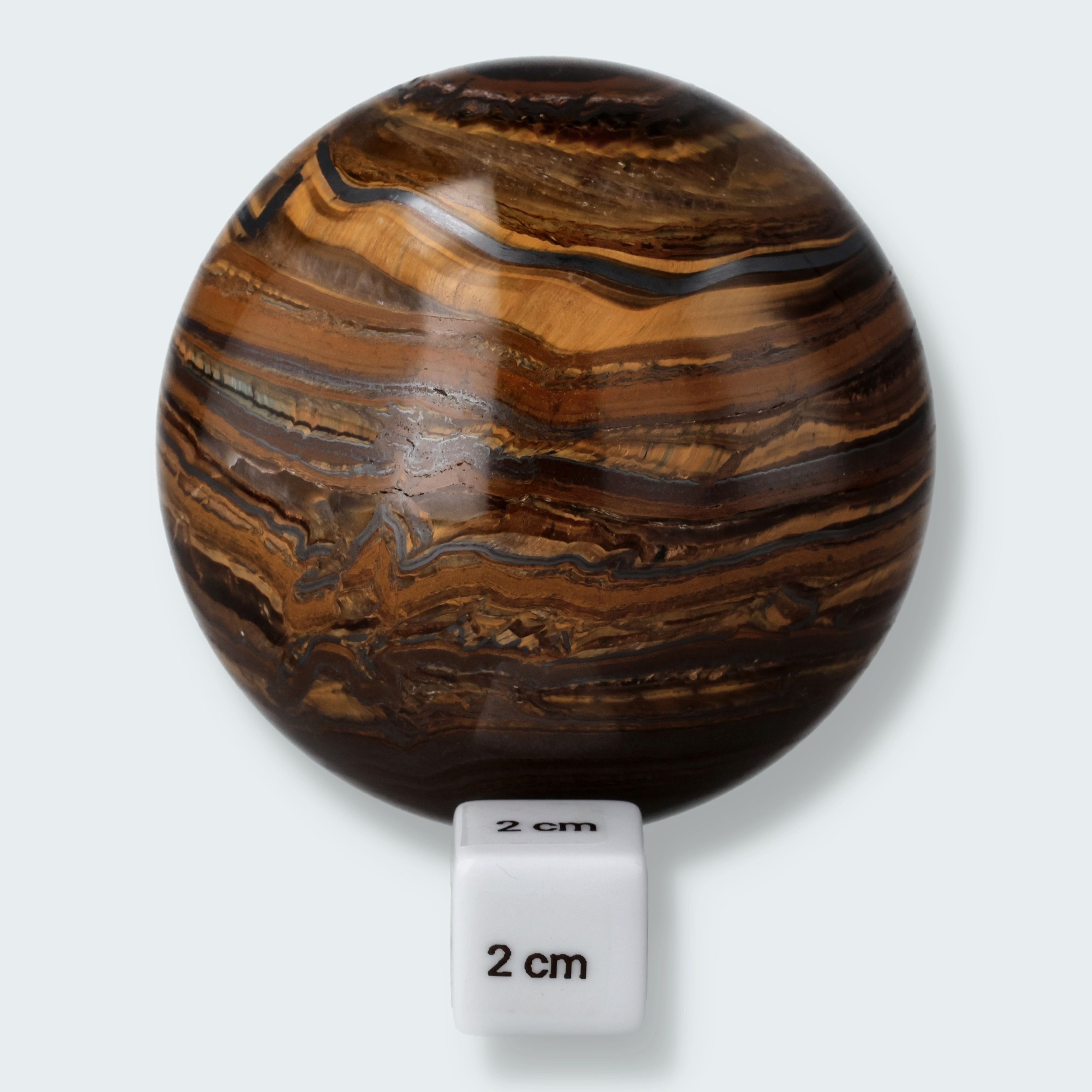 Tigerauge Kugel – Ansicht 2