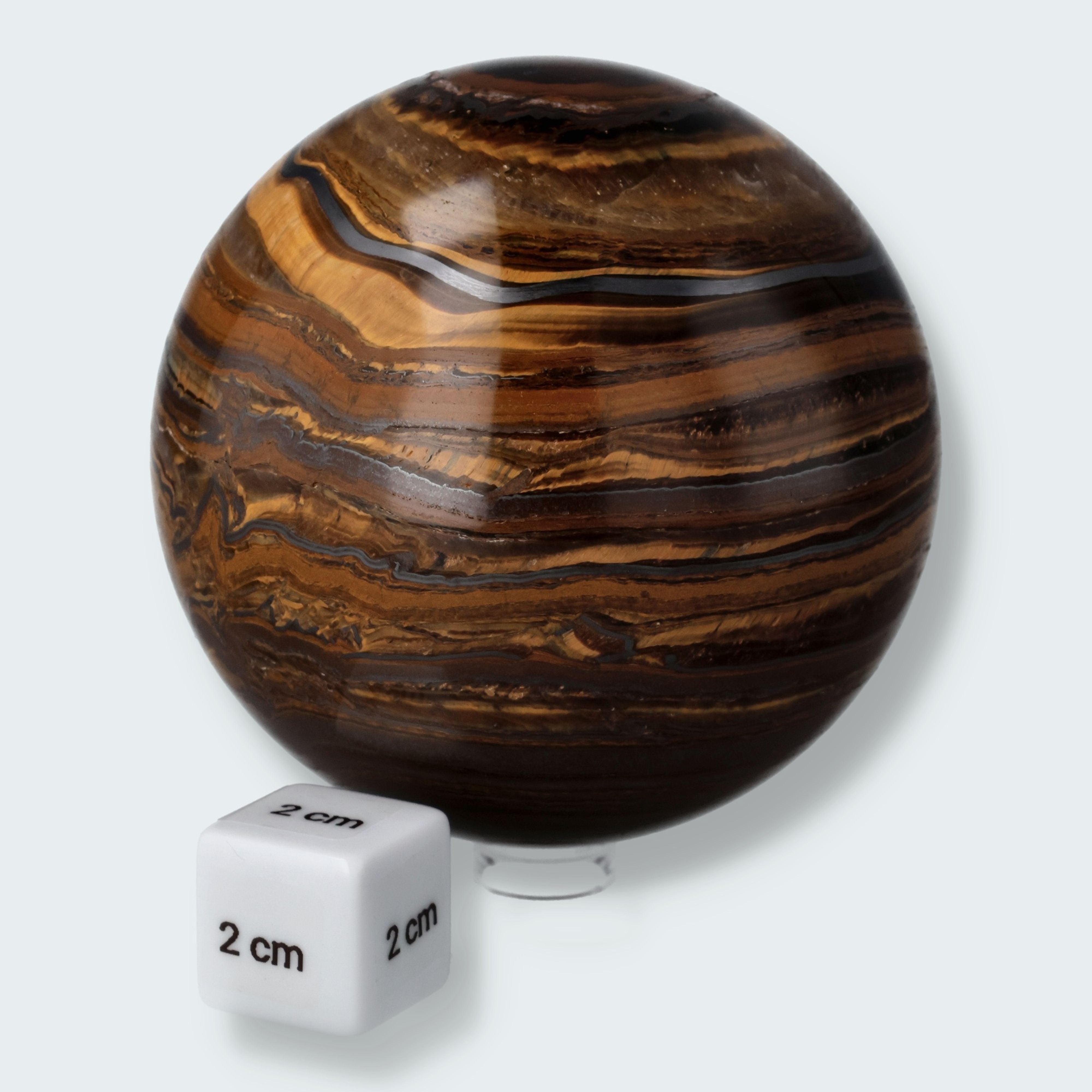 Tigerauge Kugel – Ansicht 3
