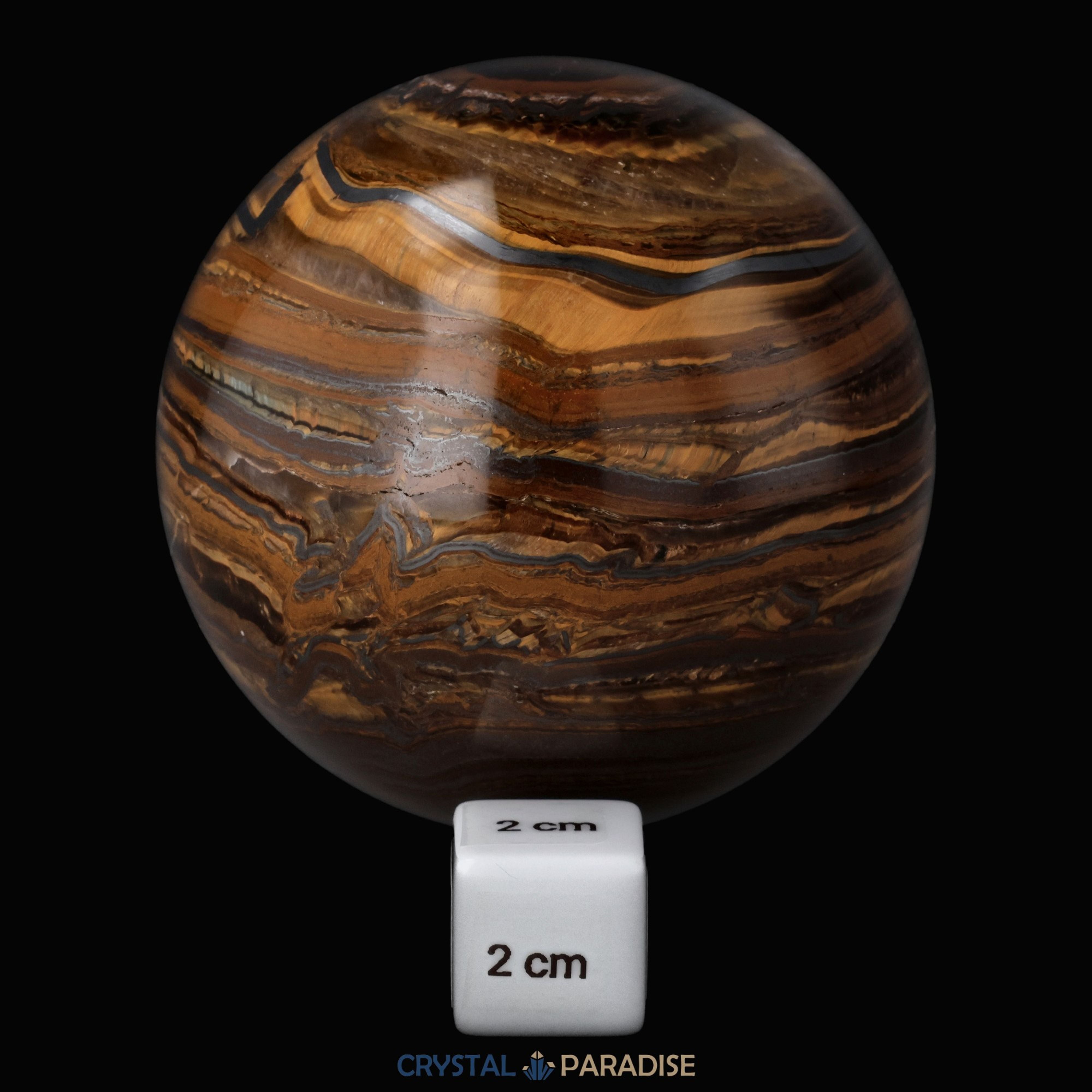 Tigerauge Kugel – Ansicht 5