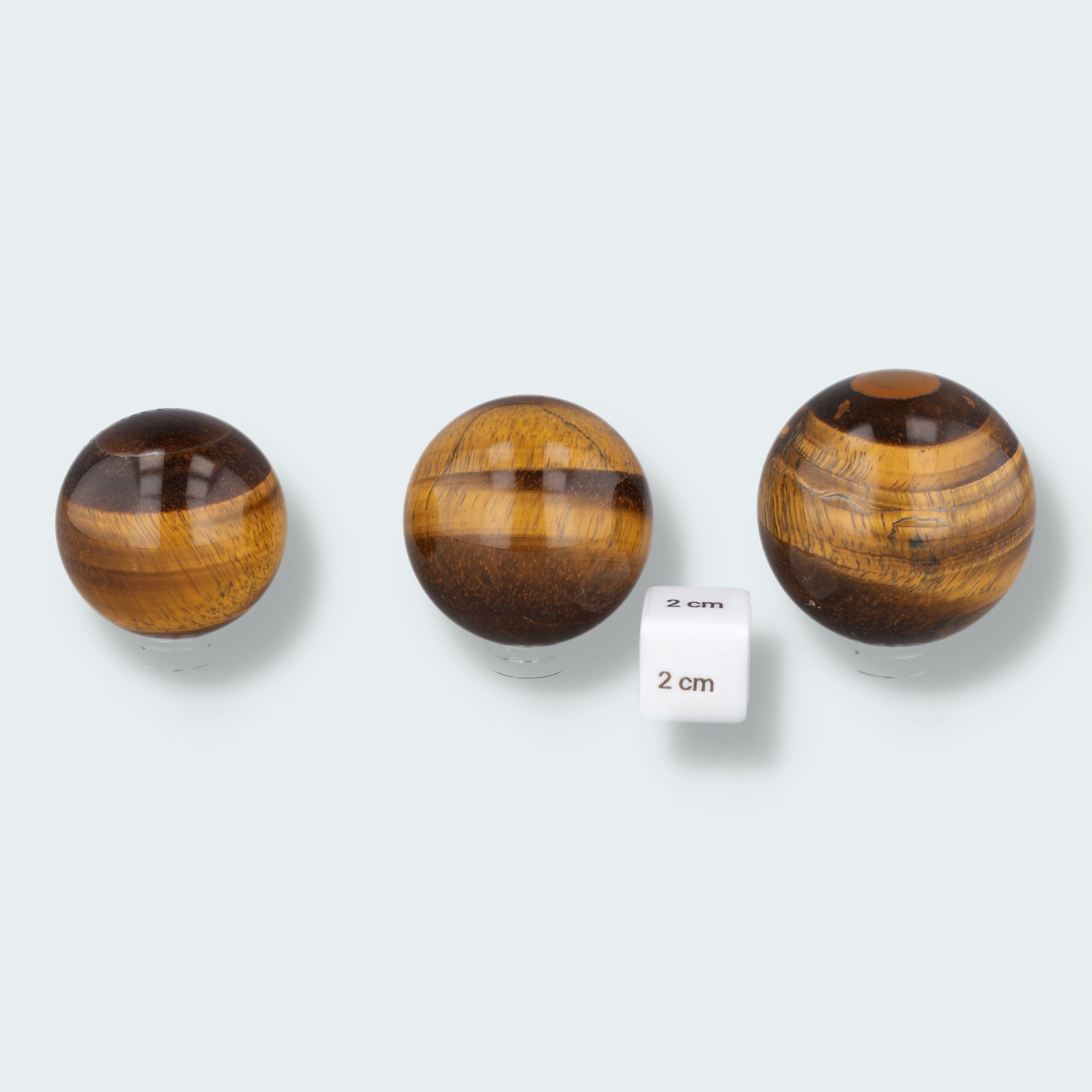 Tigerauge Kugel (klein) – Ansicht 2