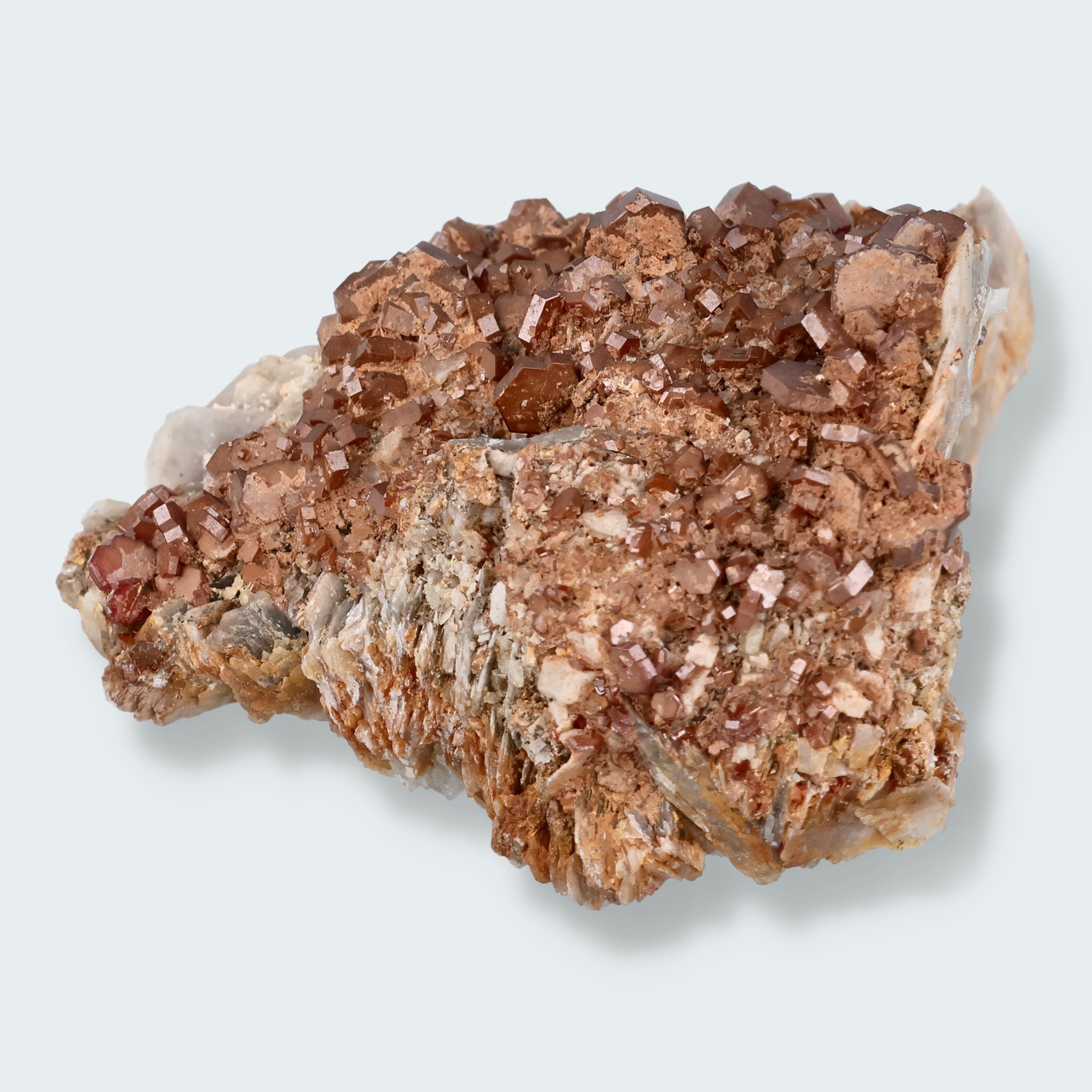 Vanadinit auf Baryt aus Mibladen, Marokko (85g) – Ansicht 2