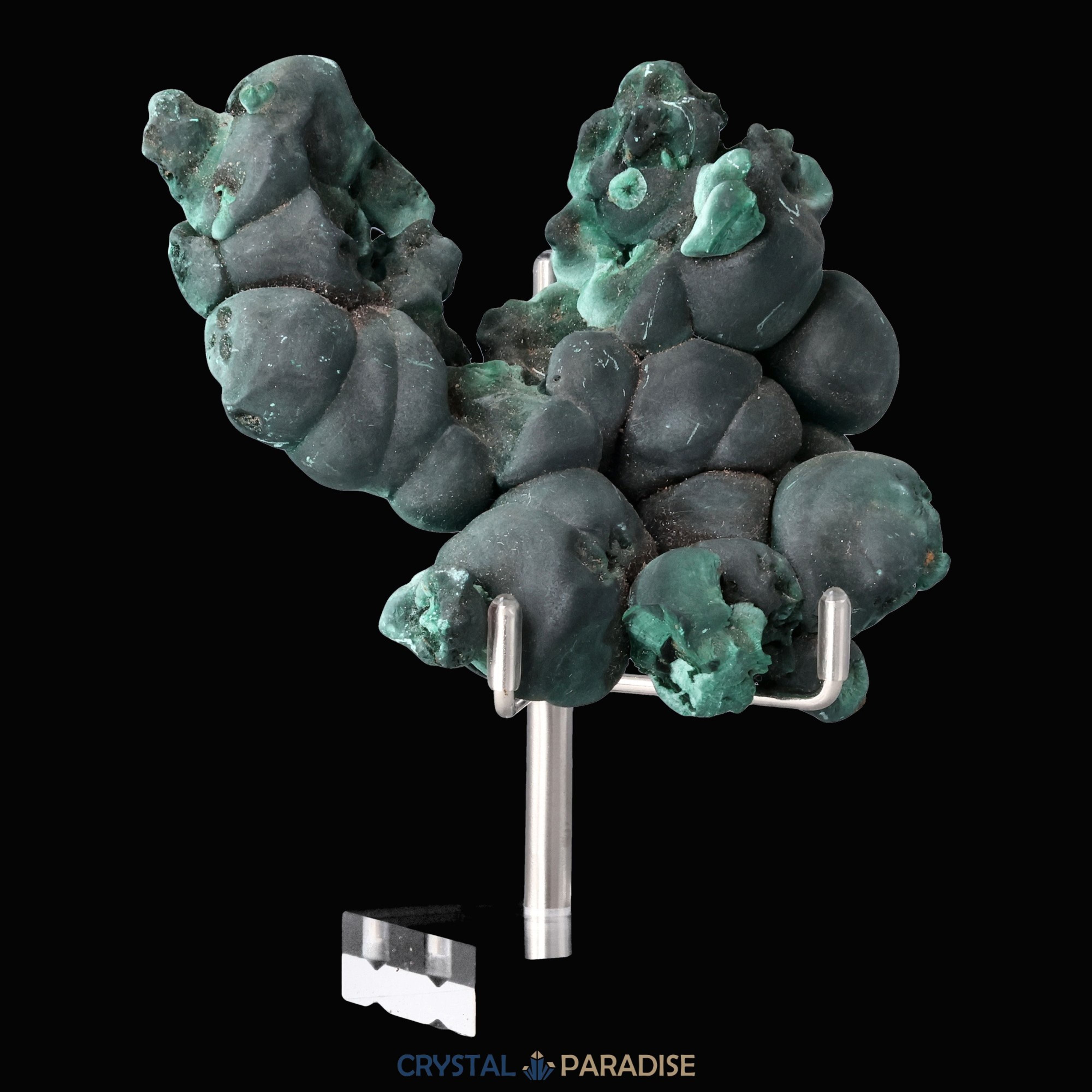 Velvet Malachit Stufe aus der Tantara Mine, Kongo (241g) – Ansicht 15