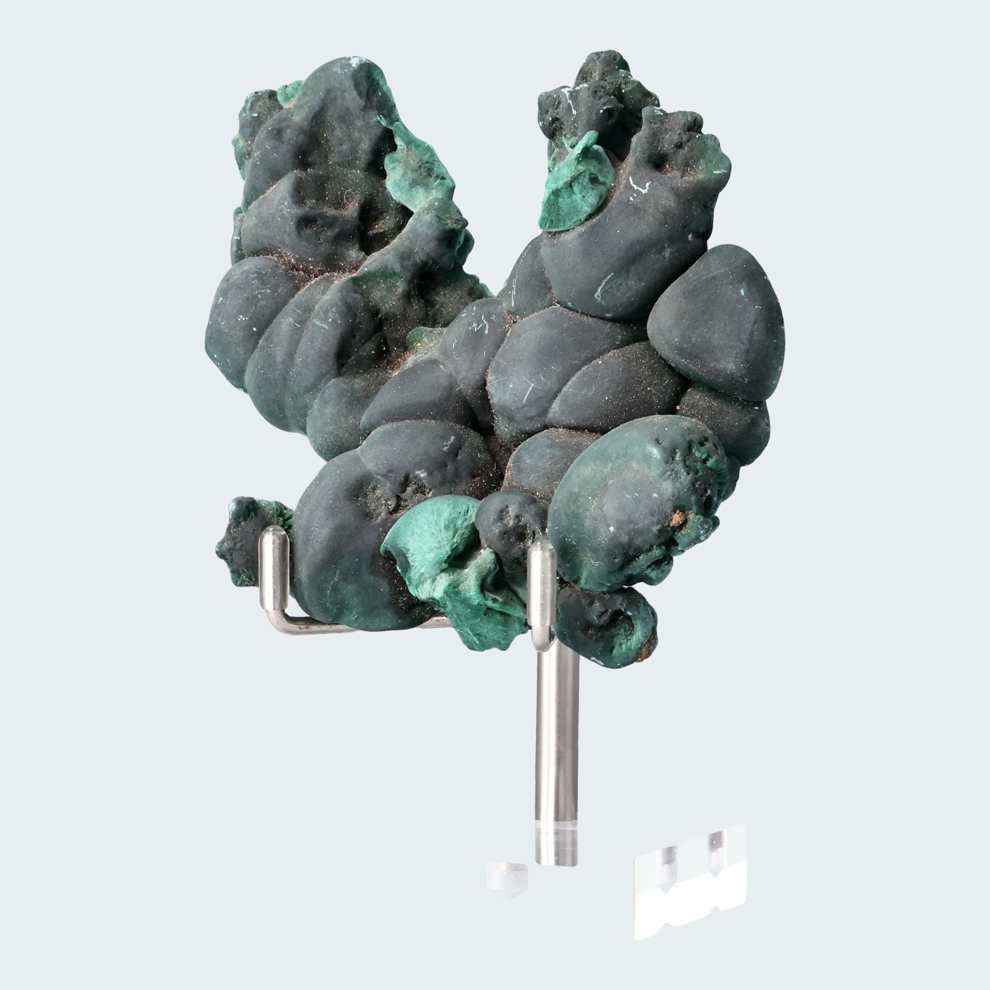 Velvet Malachit Stufe aus der Tantara Mine, Kongo (241g) – Ansicht 2
