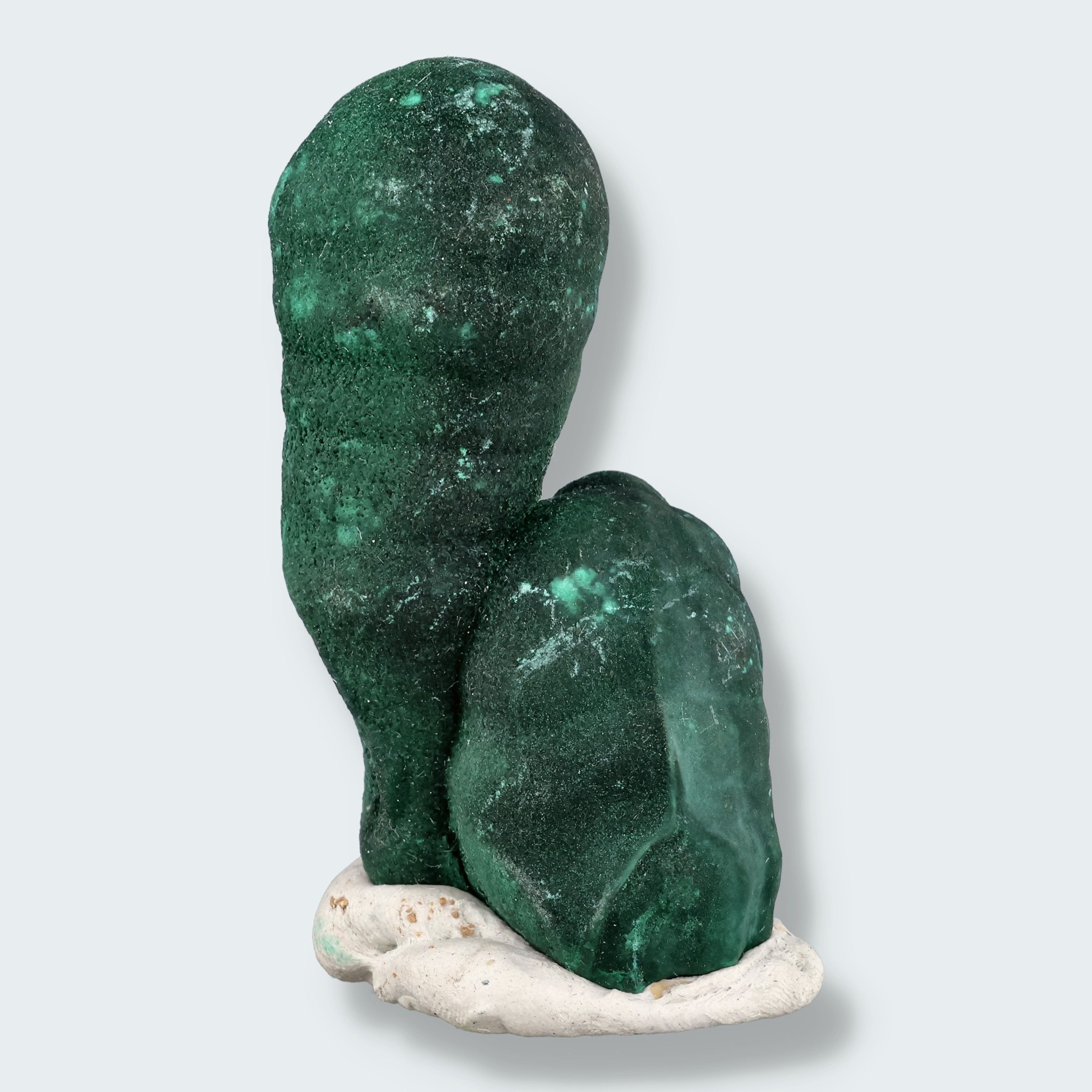Velvet Samt Malachit Stufe aus der Tantara Mine, Kongo (112g) – Ansicht 8