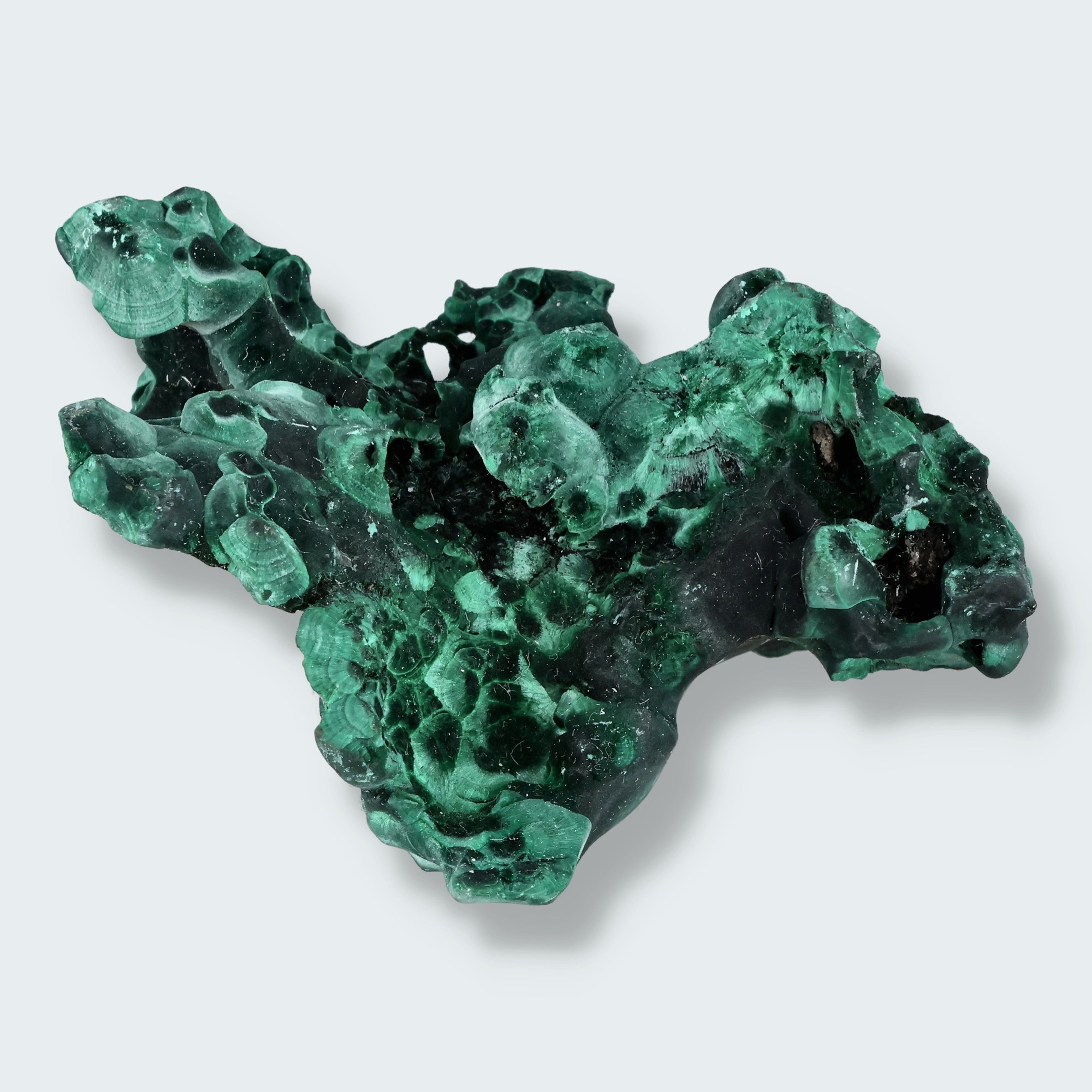 Velvet Samt Malachit Stufe aus der Tantara Mine, Kongo (124g) – Ansicht 2