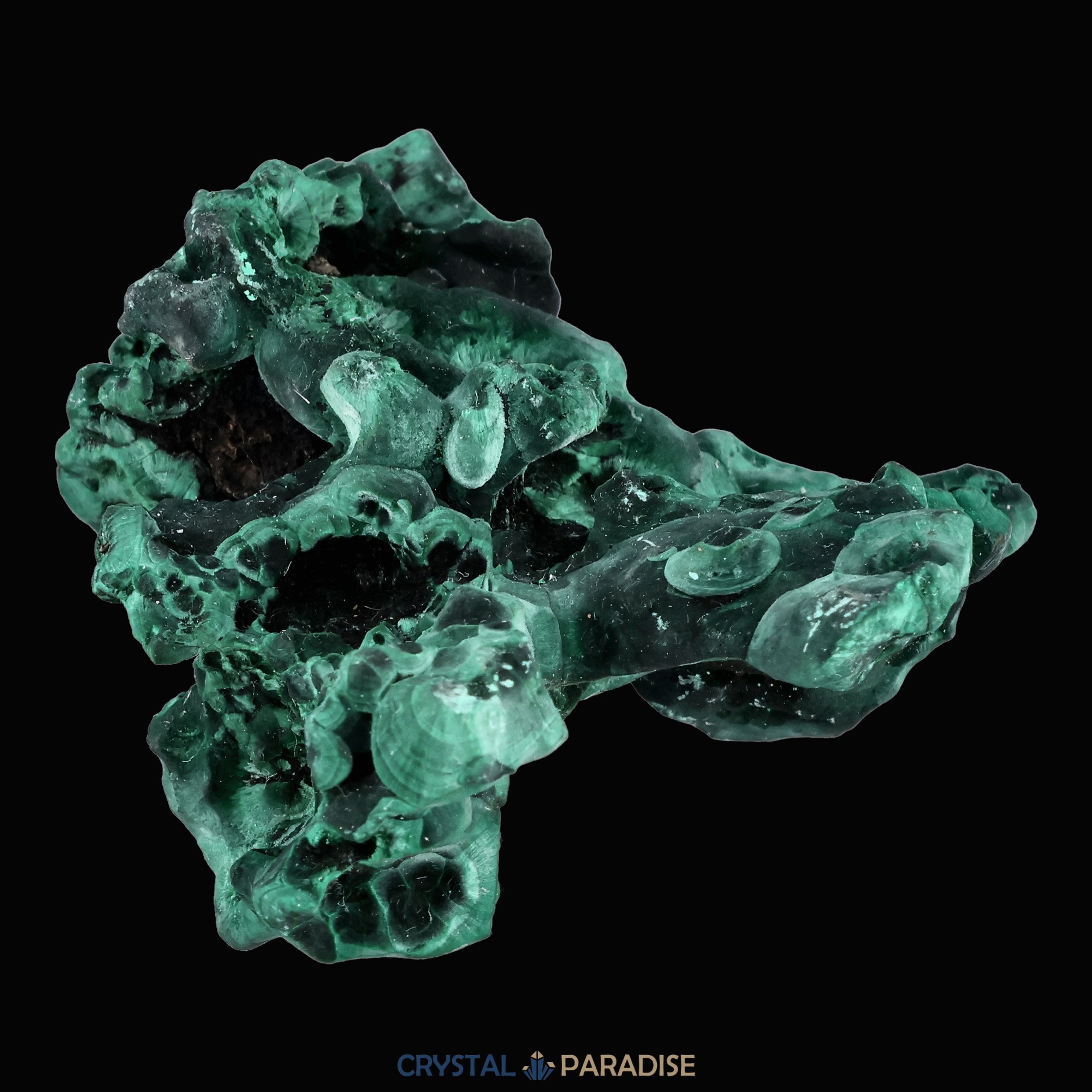 Velvet Samt Malachit Stufe aus der Tantara Mine, Kongo (124g) – Ansicht 9