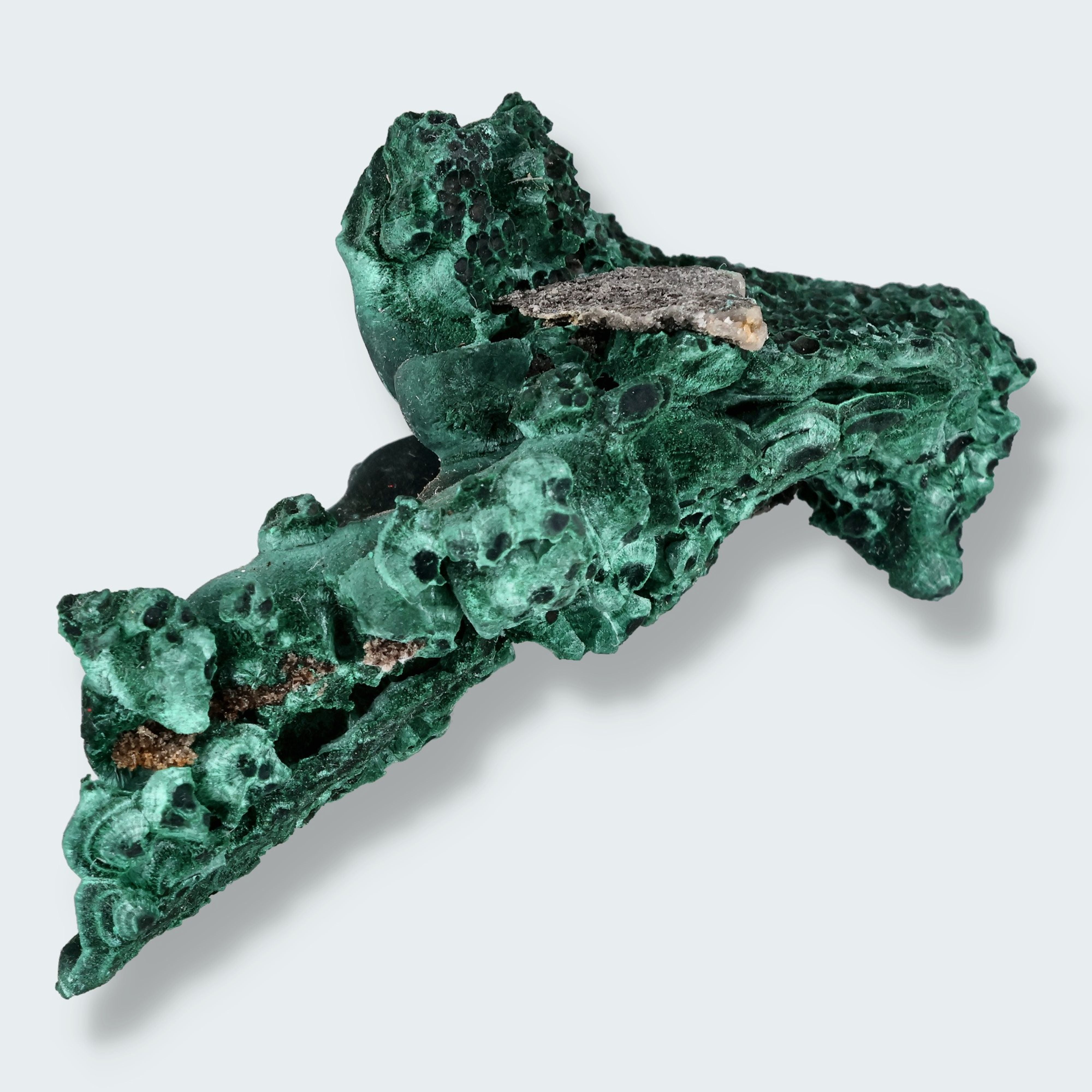 Velvet Samt Malachit Stufe aus der Tantara Mine, Kongo (157g) – Ansicht 3