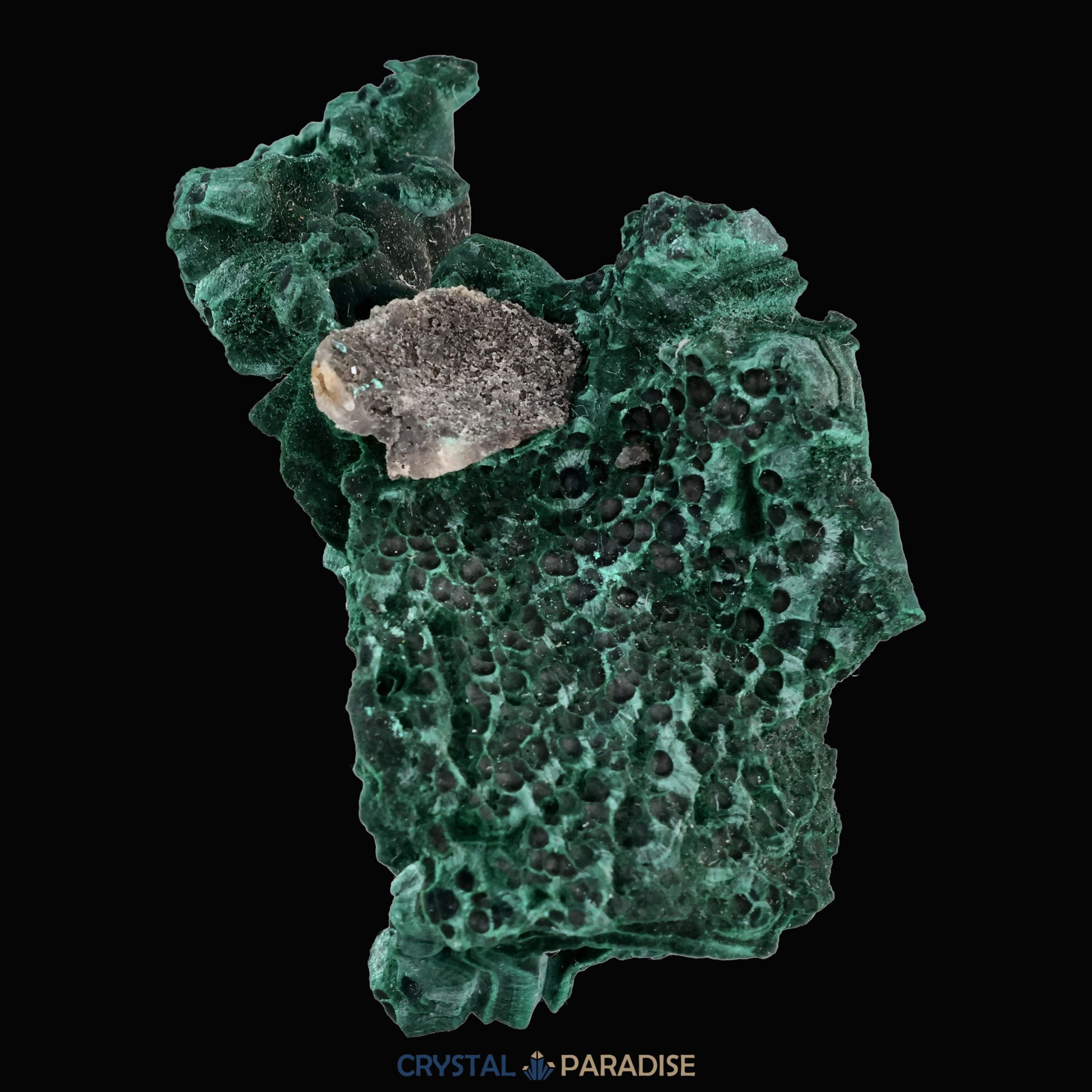 Velvet Samt Malachit Stufe aus der Tantara Mine, Kongo (157g) – Ansicht 8
