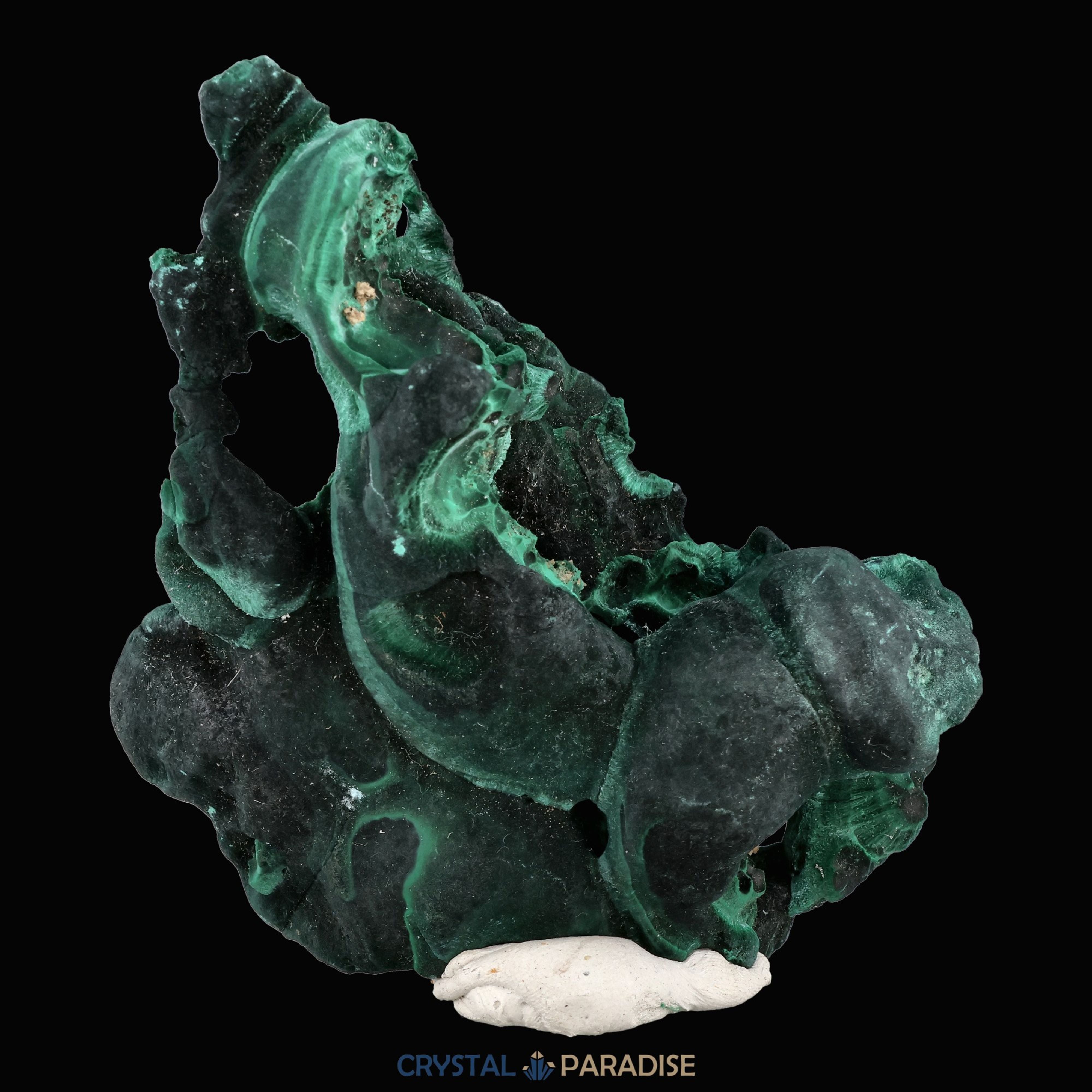 Velvet Samt Malachit Stufe aus der Tantara Mine, Kongo (194g) – Ansicht 3