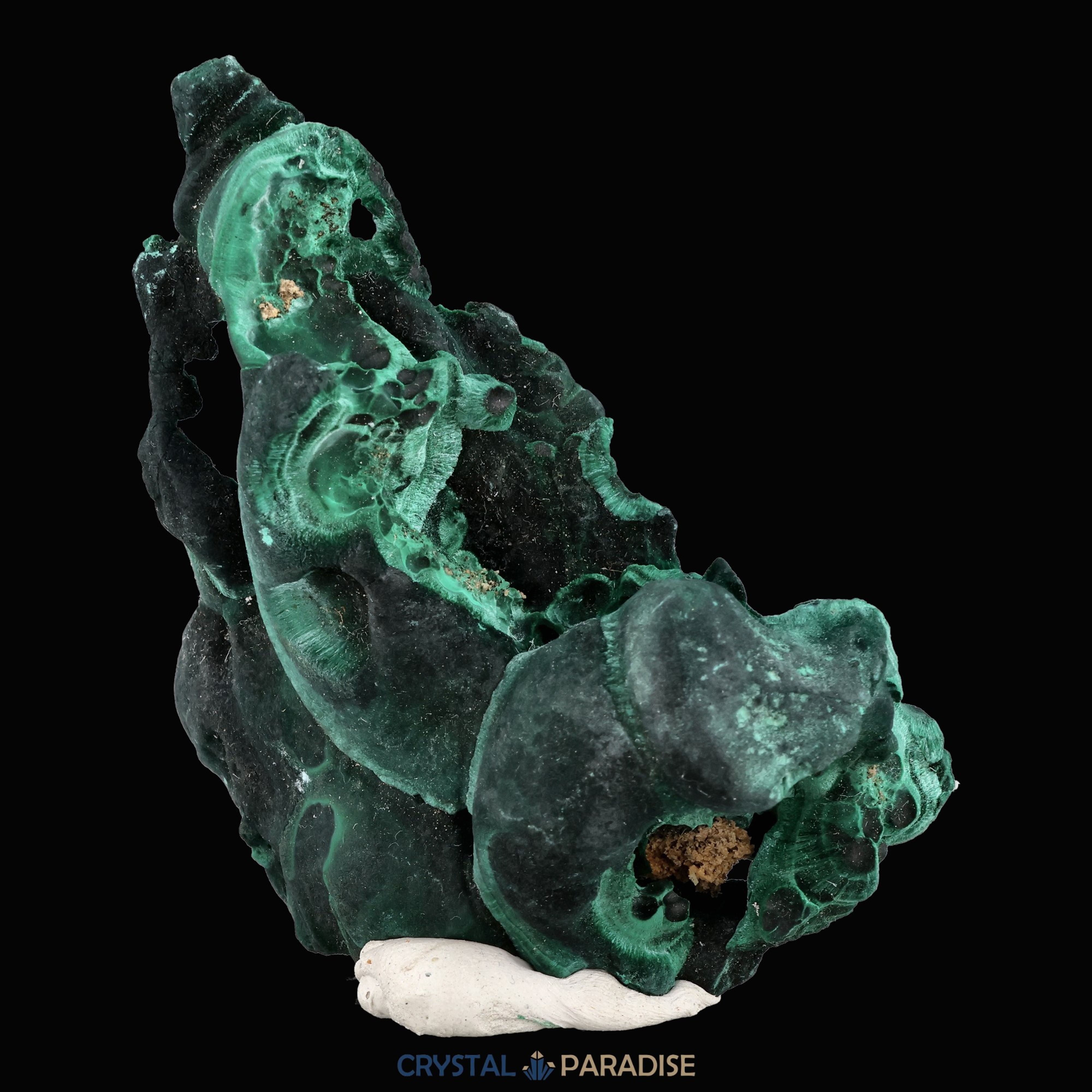 Velvet Samt Malachit Stufe aus der Tantara Mine, Kongo (194g) – Ansicht 4