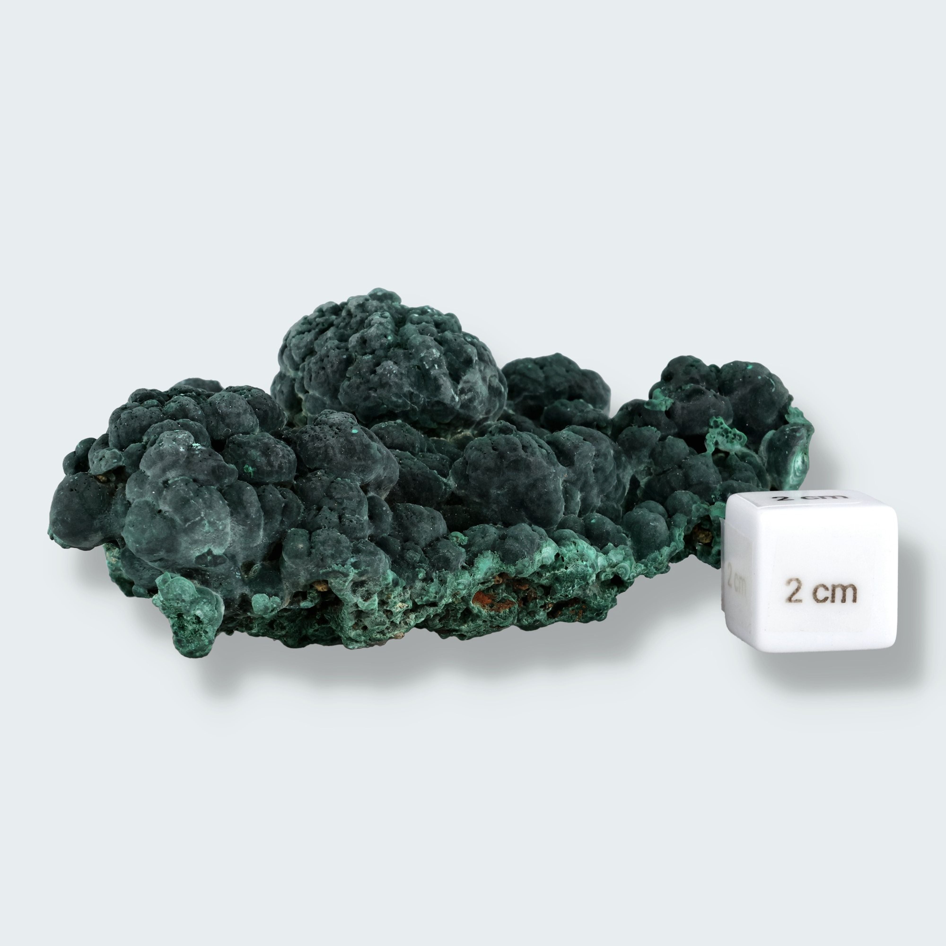 Velvet Samt Malachit Stufe aus der Tantara Mine, Kongo (340g) – Ansicht 4