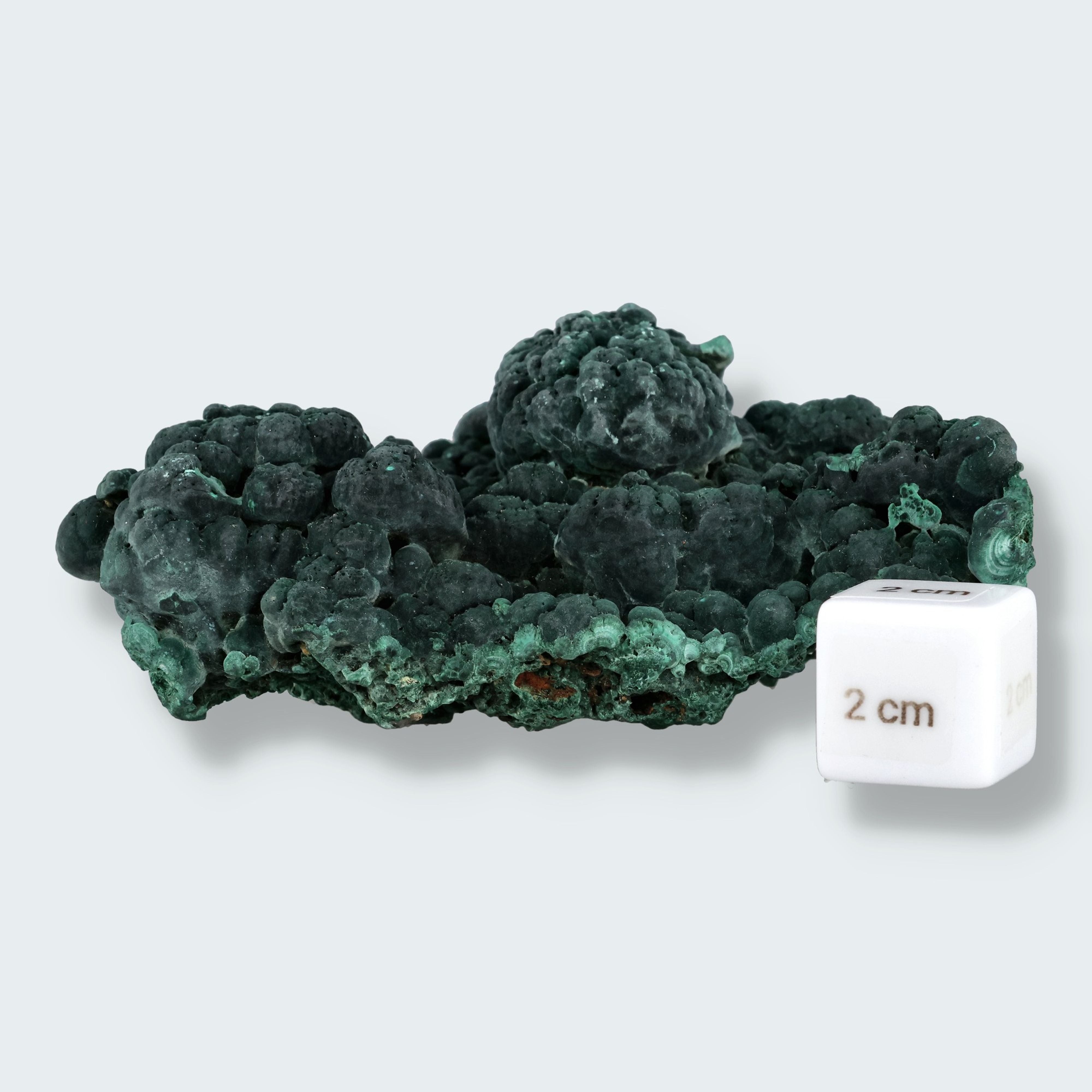 Velvet Samt Malachit Stufe aus der Tantara Mine, Kongo (340g) – Ansicht 5