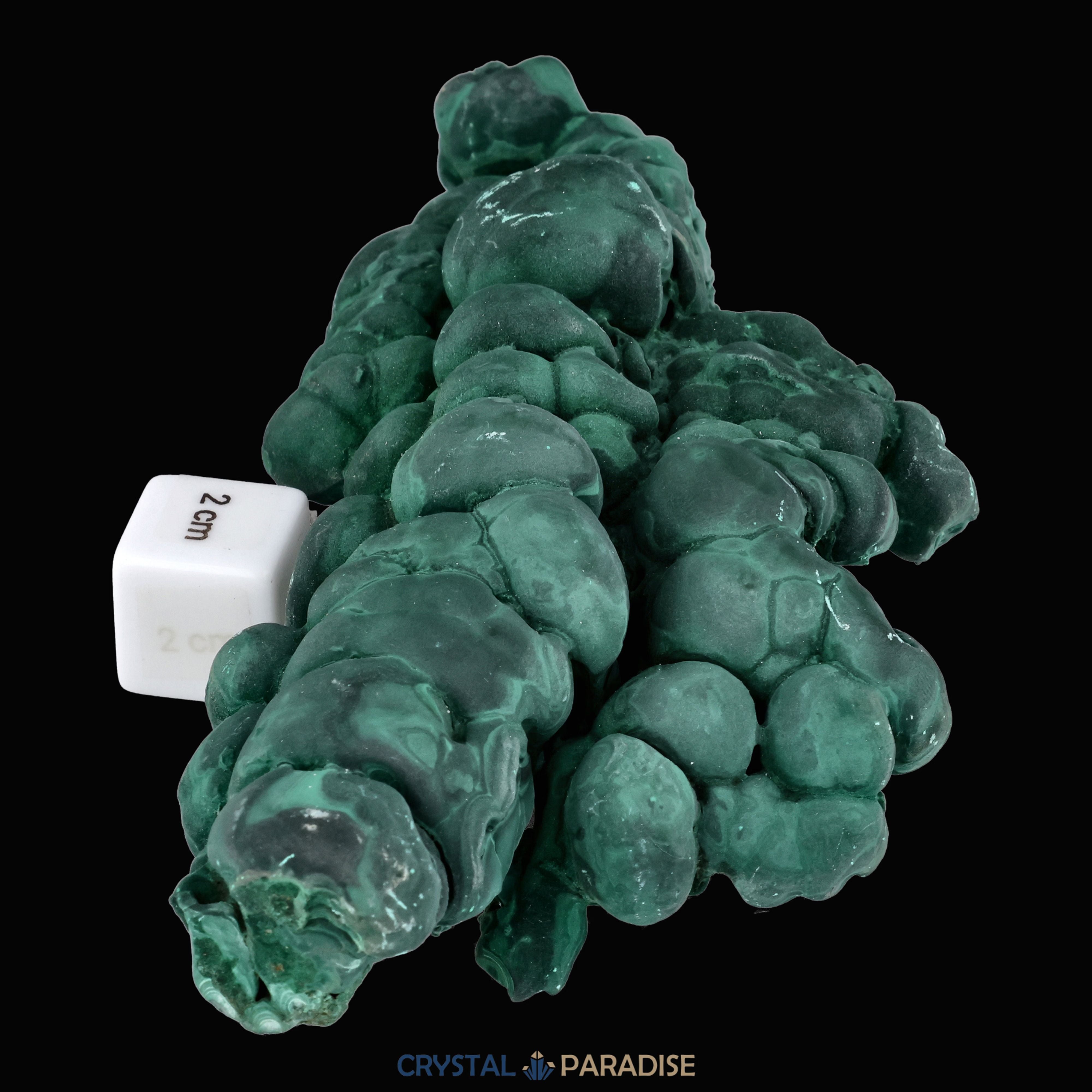 Velvet Samt Malachit Stufe aus der Tantara Mine, Kongo (720g) – Ansicht 4