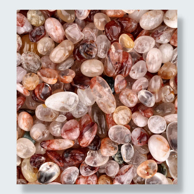 Feuerquarz Trommelsteine