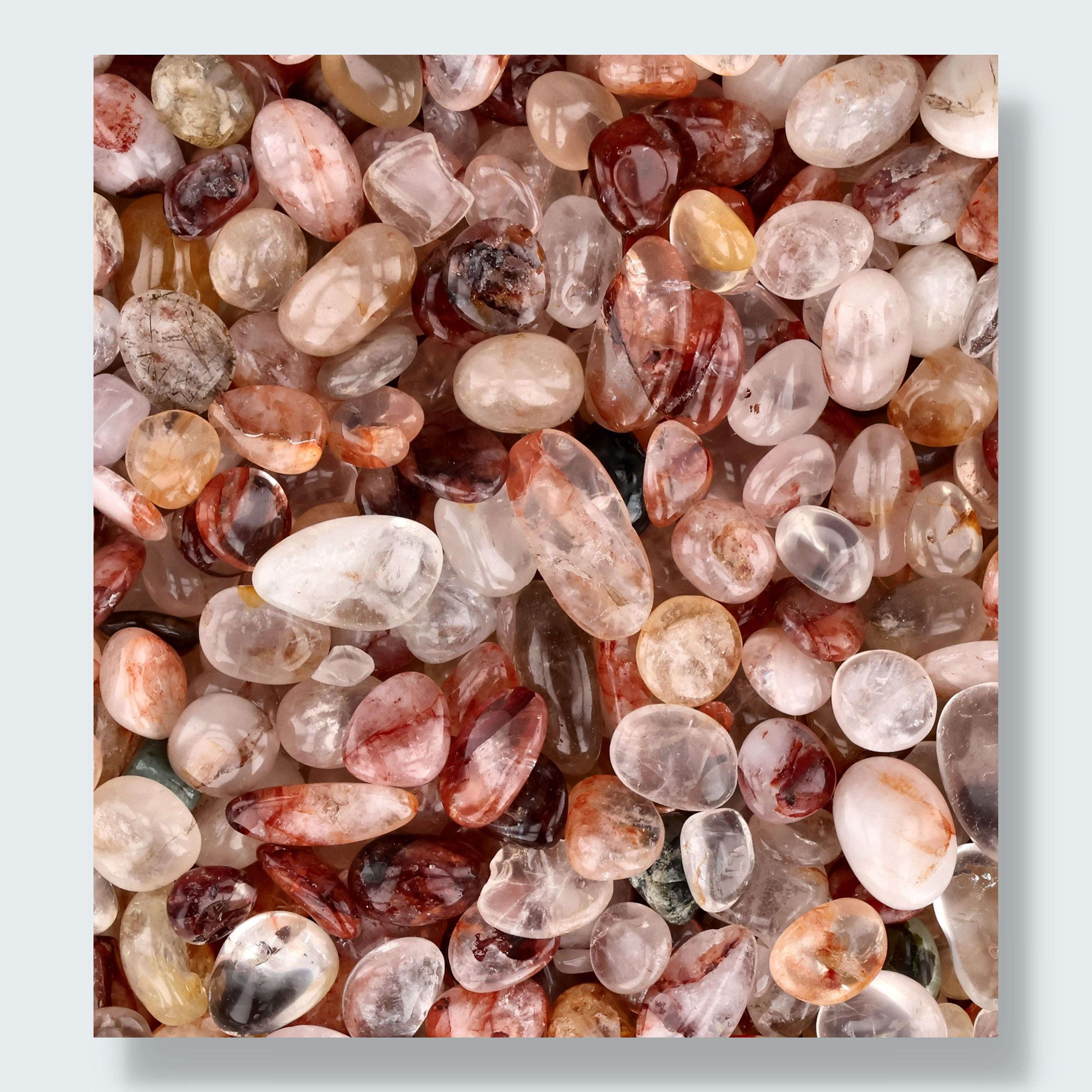 Feuerquarz Trommelsteine