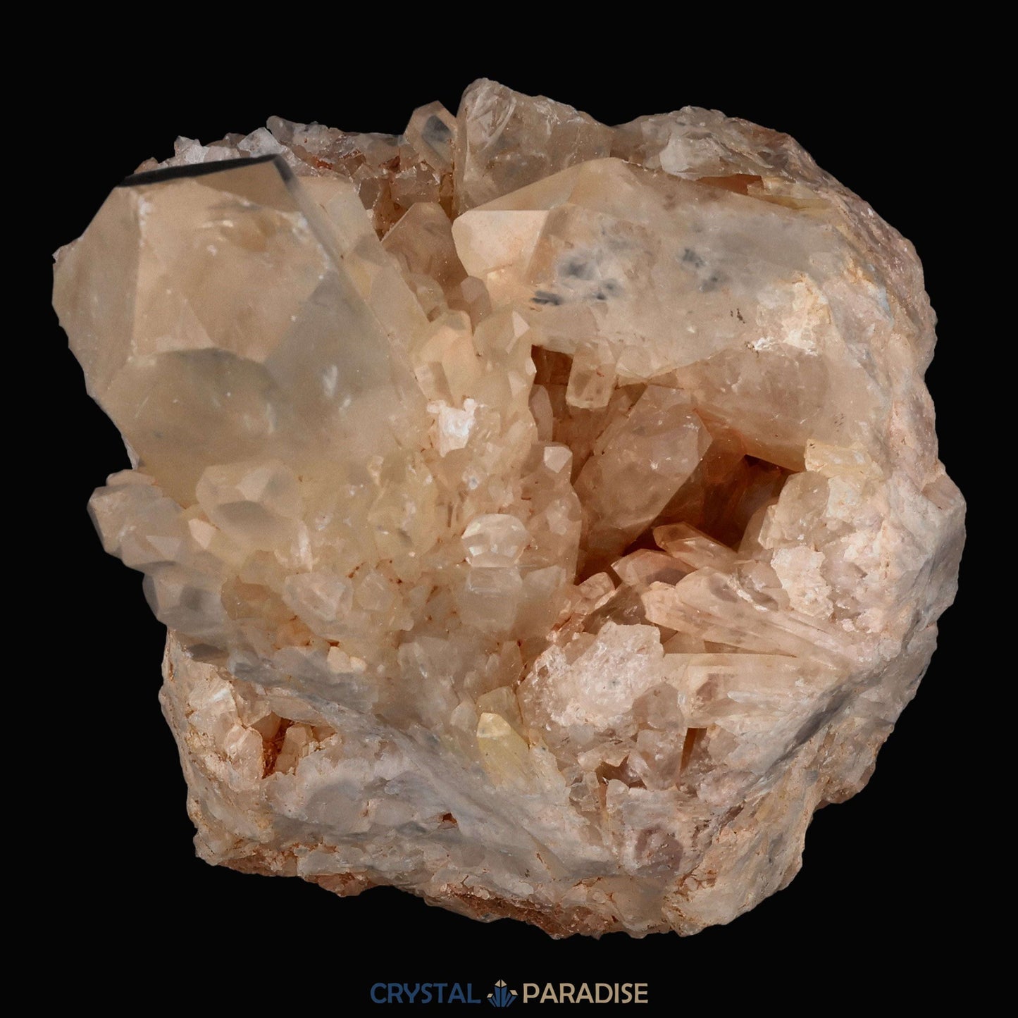 Citrin Handstufe aus Kunduluni, Kongo (1190g) - unbehandelt - crystal paradise