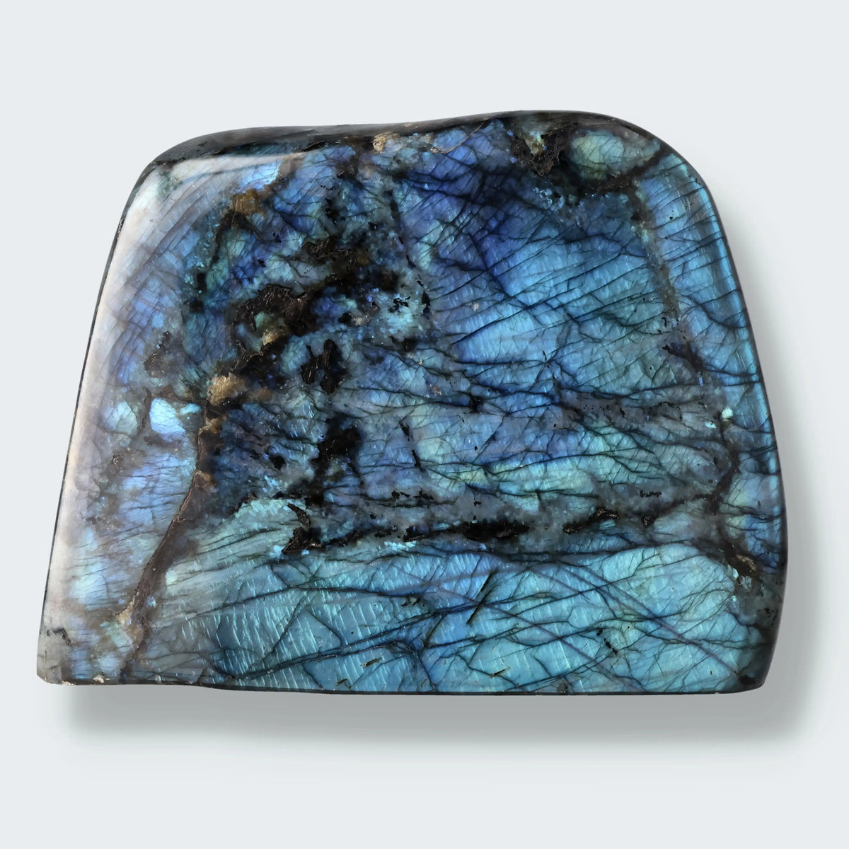 Labradorit aus Madagaskar, Stufe 20,5 × 6,0 × 15,5 cm