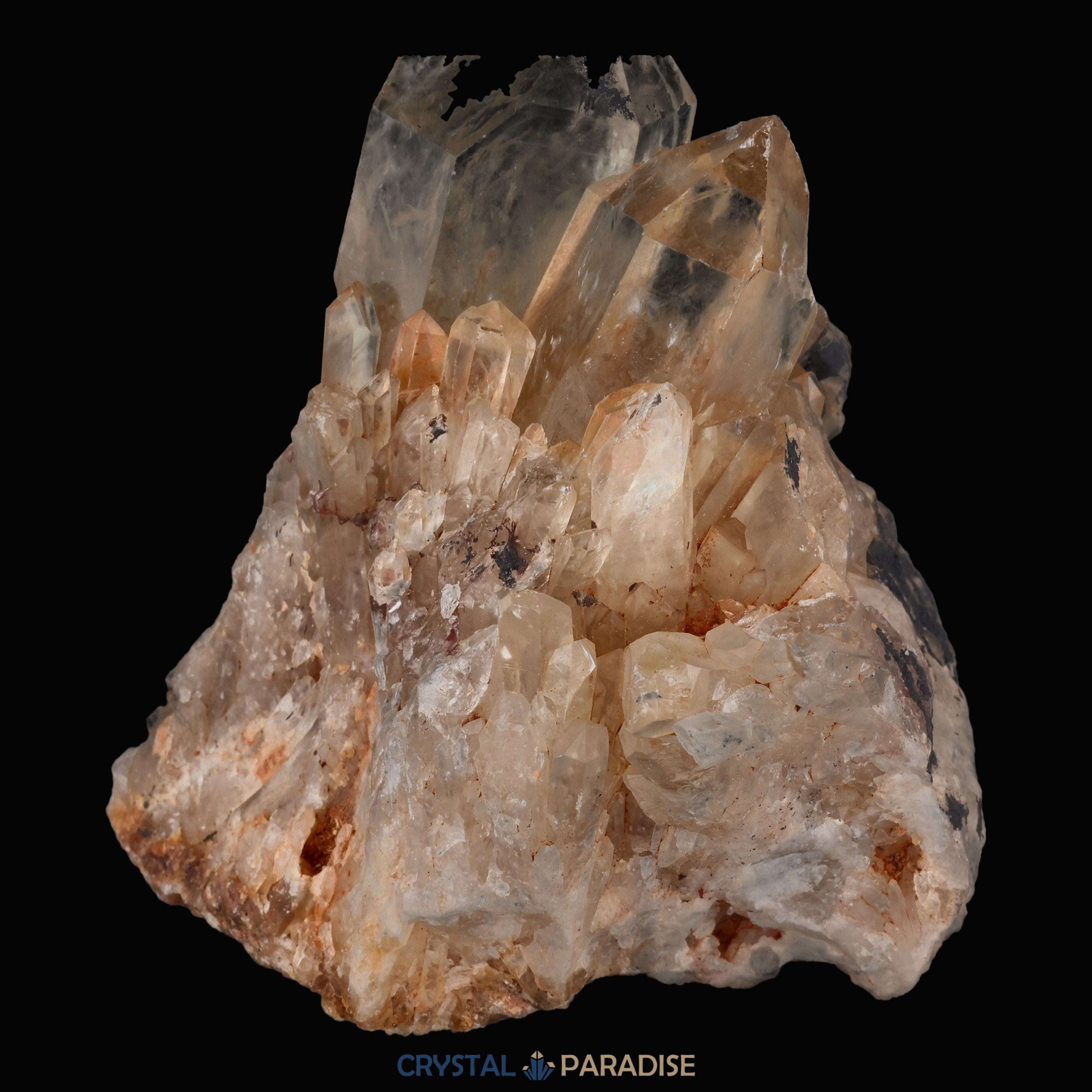 Citrin Handstufe aus Kunduluni, Kongo (660g) - unbehandelt - crystal paradise