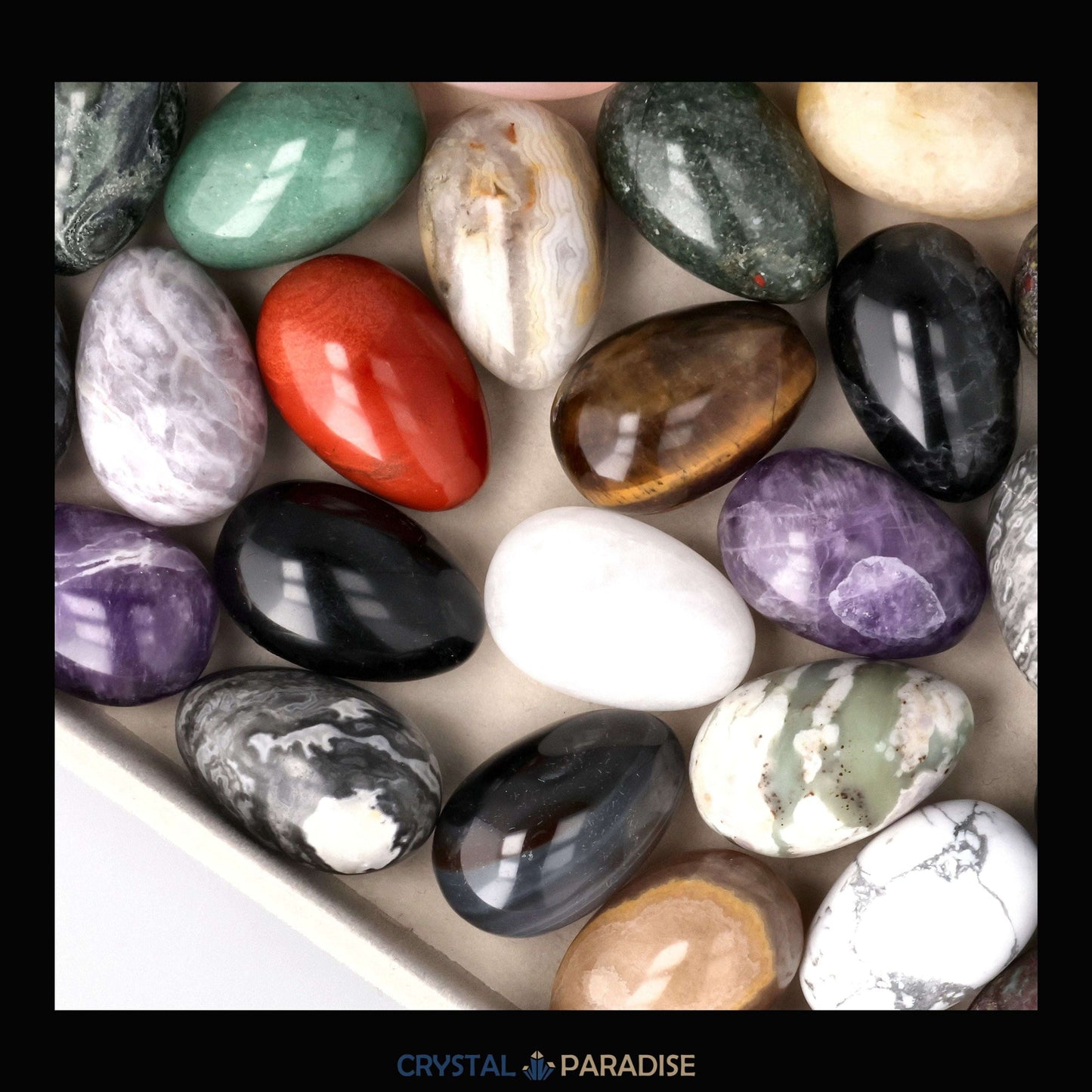 Crystal mini Oster-Eier Mix - 1 Stück - crystal paradise