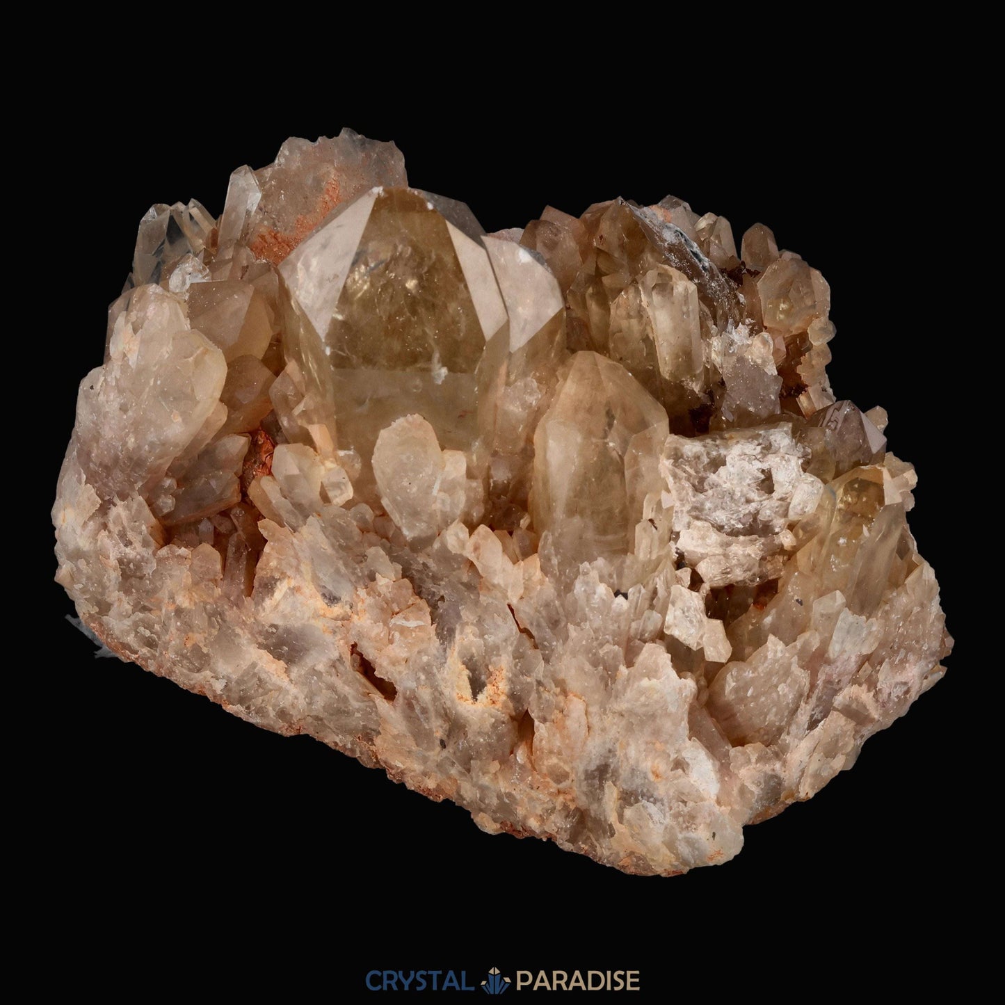 Citrin Handstufe aus Kunduluni, Kongo (1707g) - unbehandelt - crystal paradise