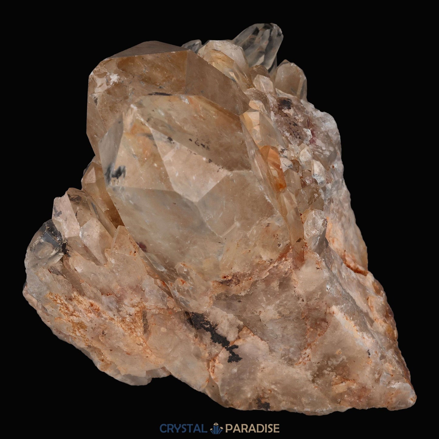 Citrin Handstufe aus Kunduluni, Kongo (660g) - unbehandelt - crystal paradise