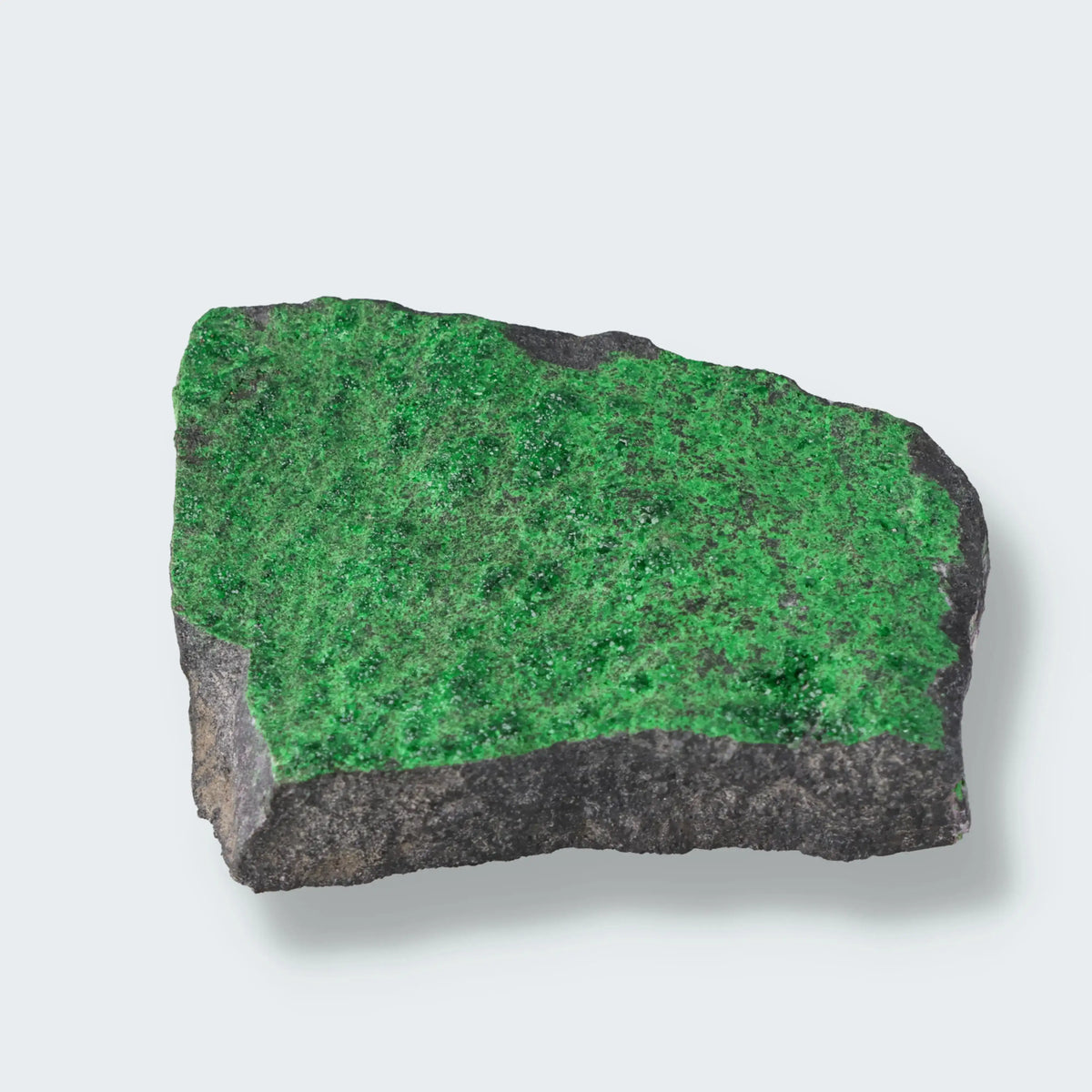 Uwarowit aus Ural, Russland, Stufe 7,0 × 6,0 × 1,5 cm