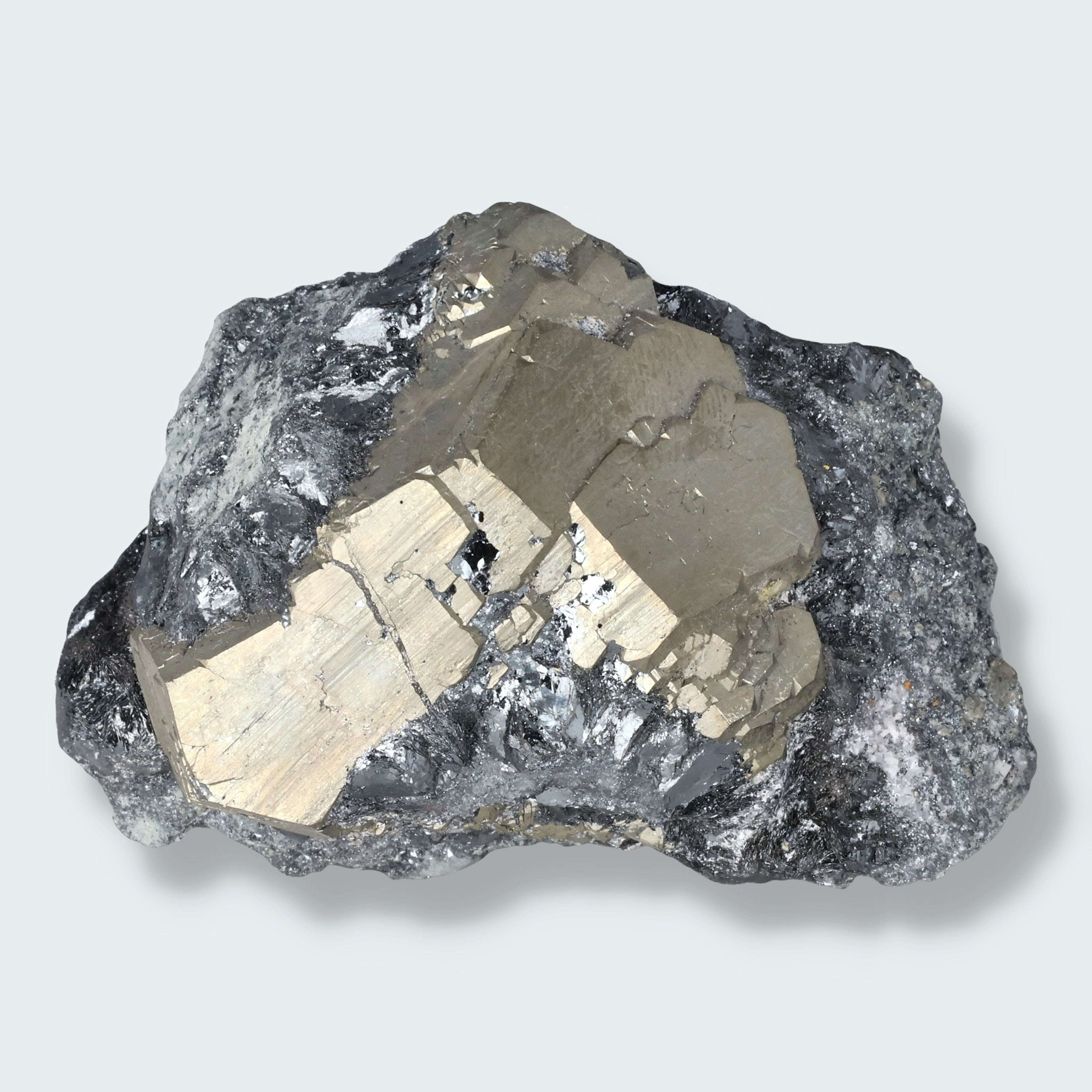 Pyrit mit Hämatit aus Elba, Italien (361g)