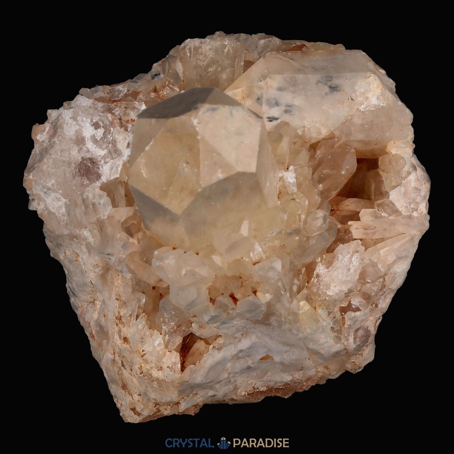 Citrin Handstufe aus Kunduluni, Kongo (1190g) - unbehandelt - crystal paradise