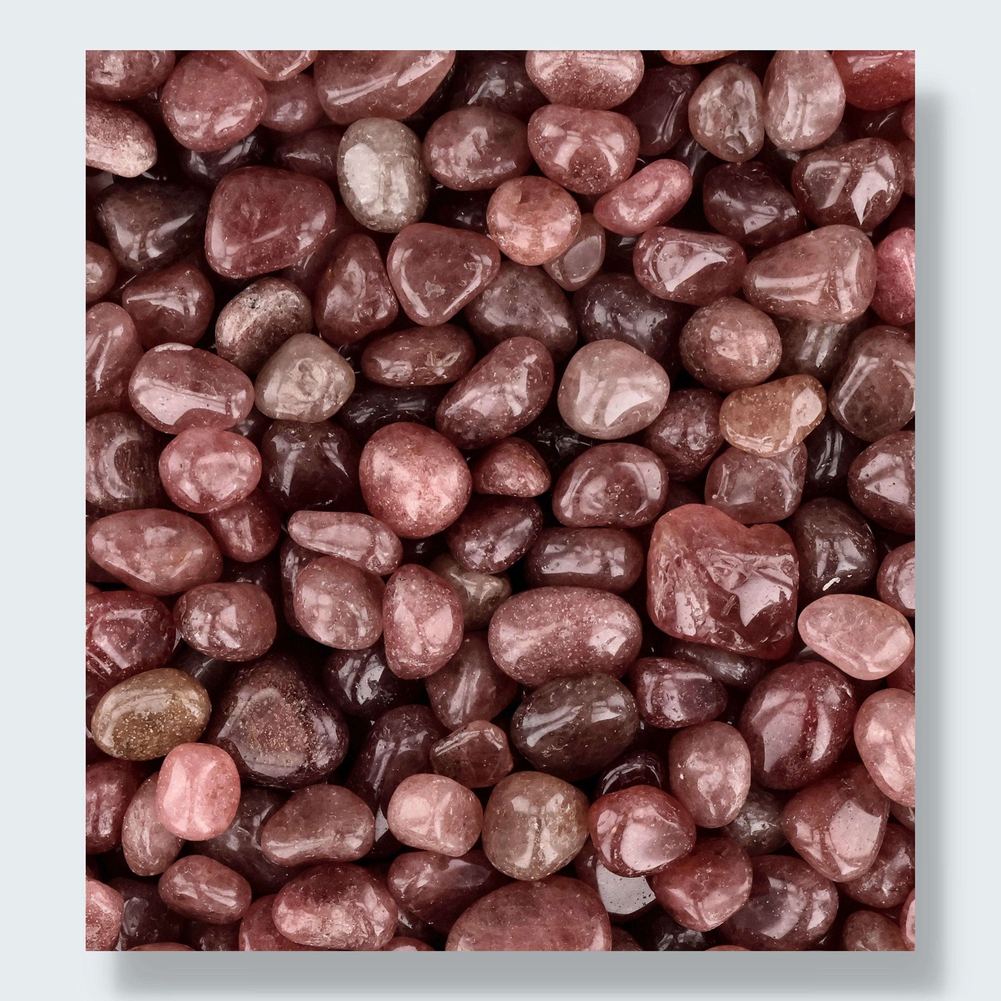 Strawberry Achat Trommelsteine