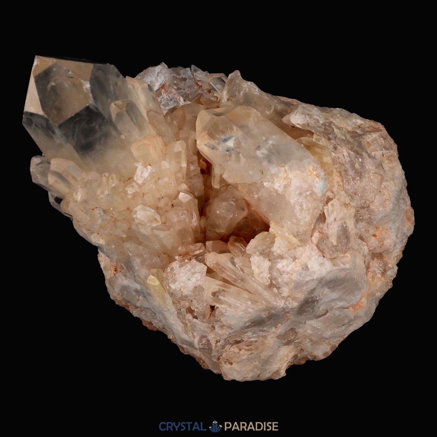 Citrin Handstufe aus Kunduluni, Kongo (1190g) - unbehandelt - crystal paradise