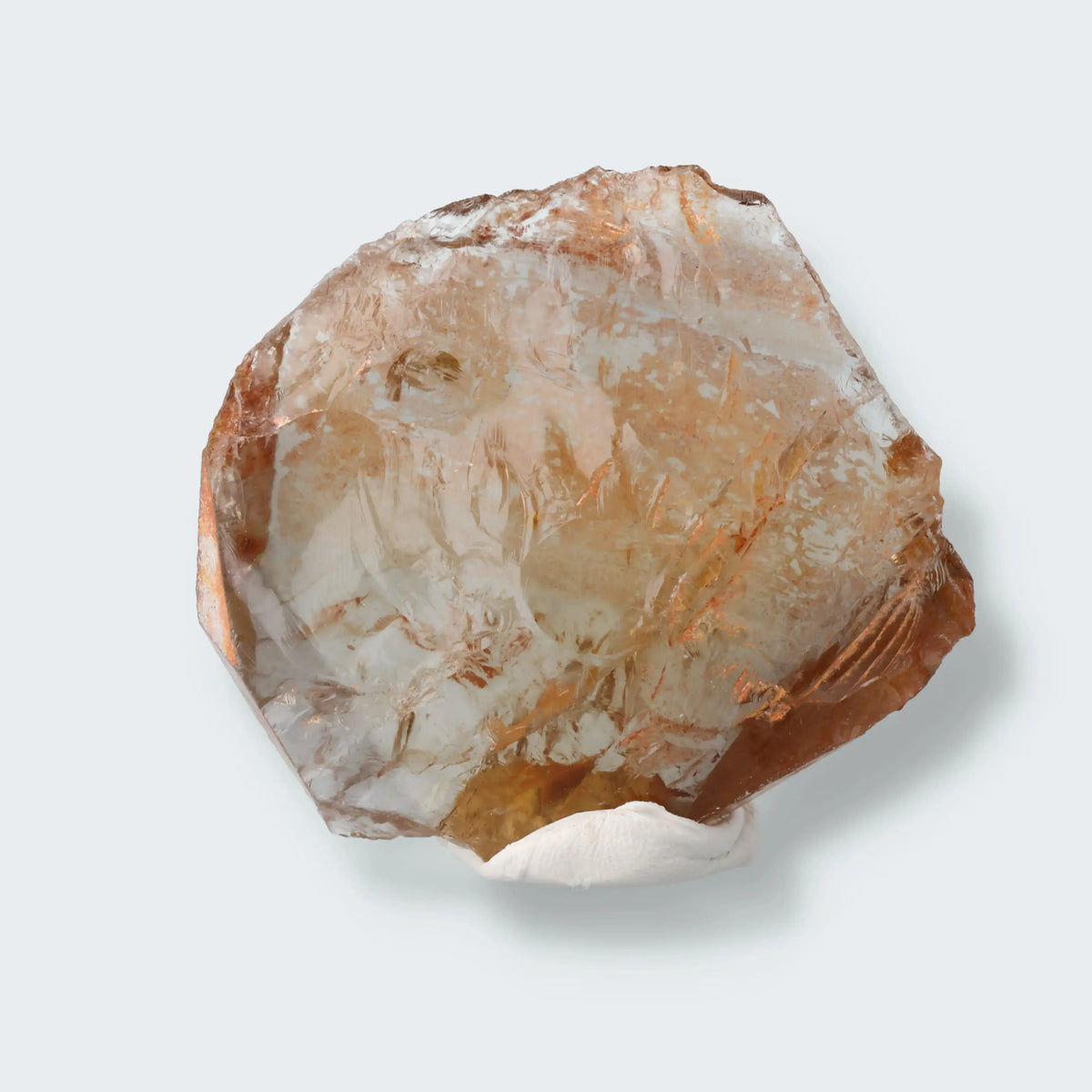 Citrin aus Mansa, Provinz Luapula, Sambia, Stufe 4,5 × 5,0 × 1,5 cm