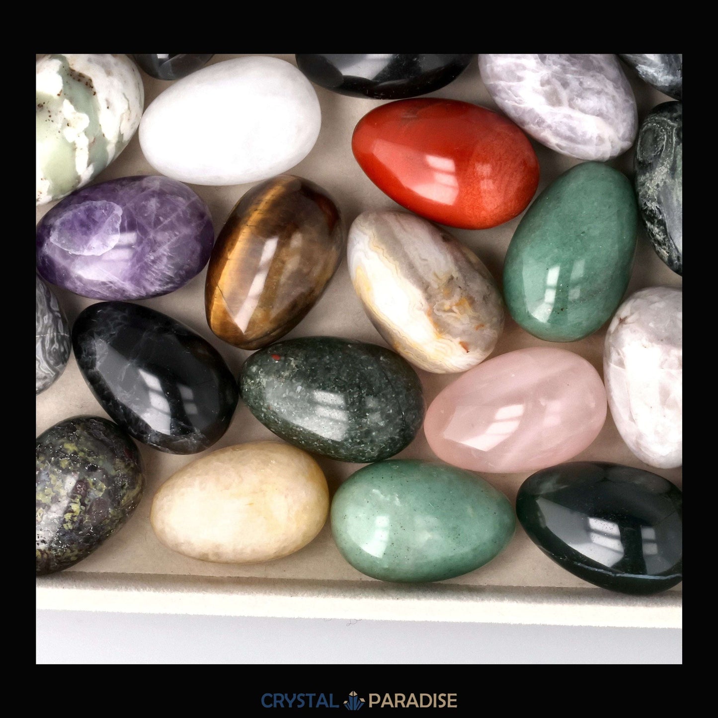 Crystal mini Oster-Eier Mix - 1 Stück - crystal paradise