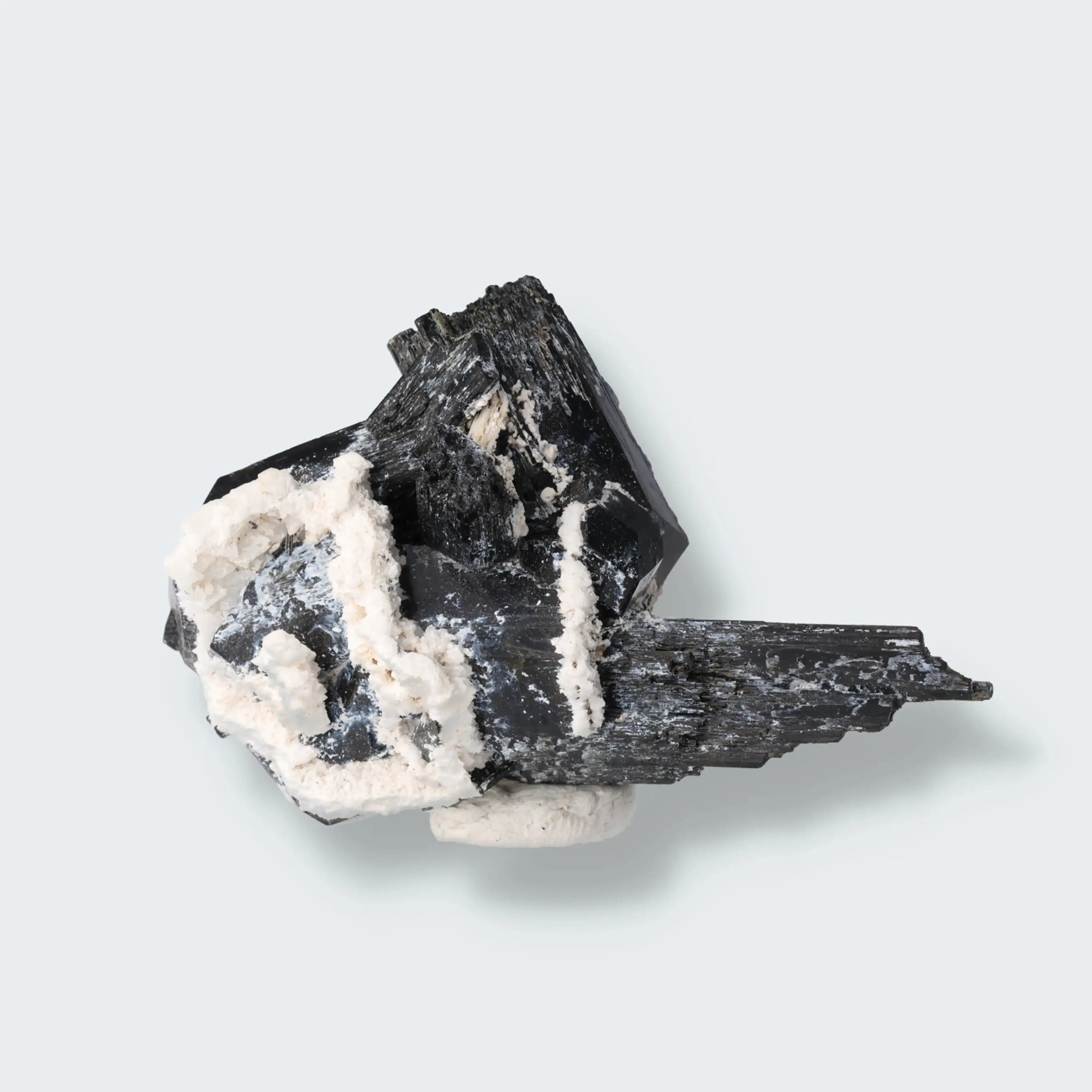 Schwarzer Schörl Turmalin aus Namibia (50g)