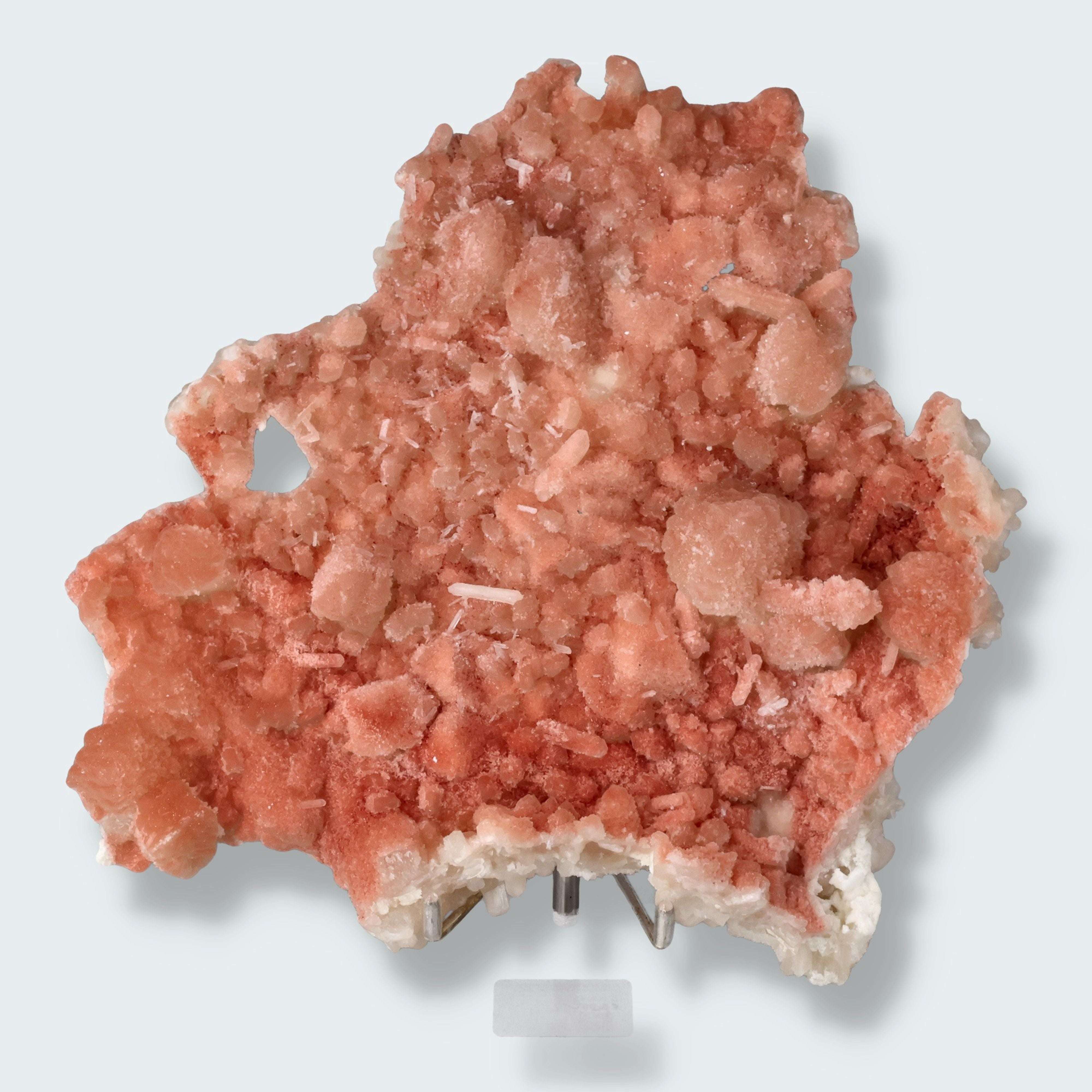 Hämatit an Stilbit und Calcit aus Indien (625g)