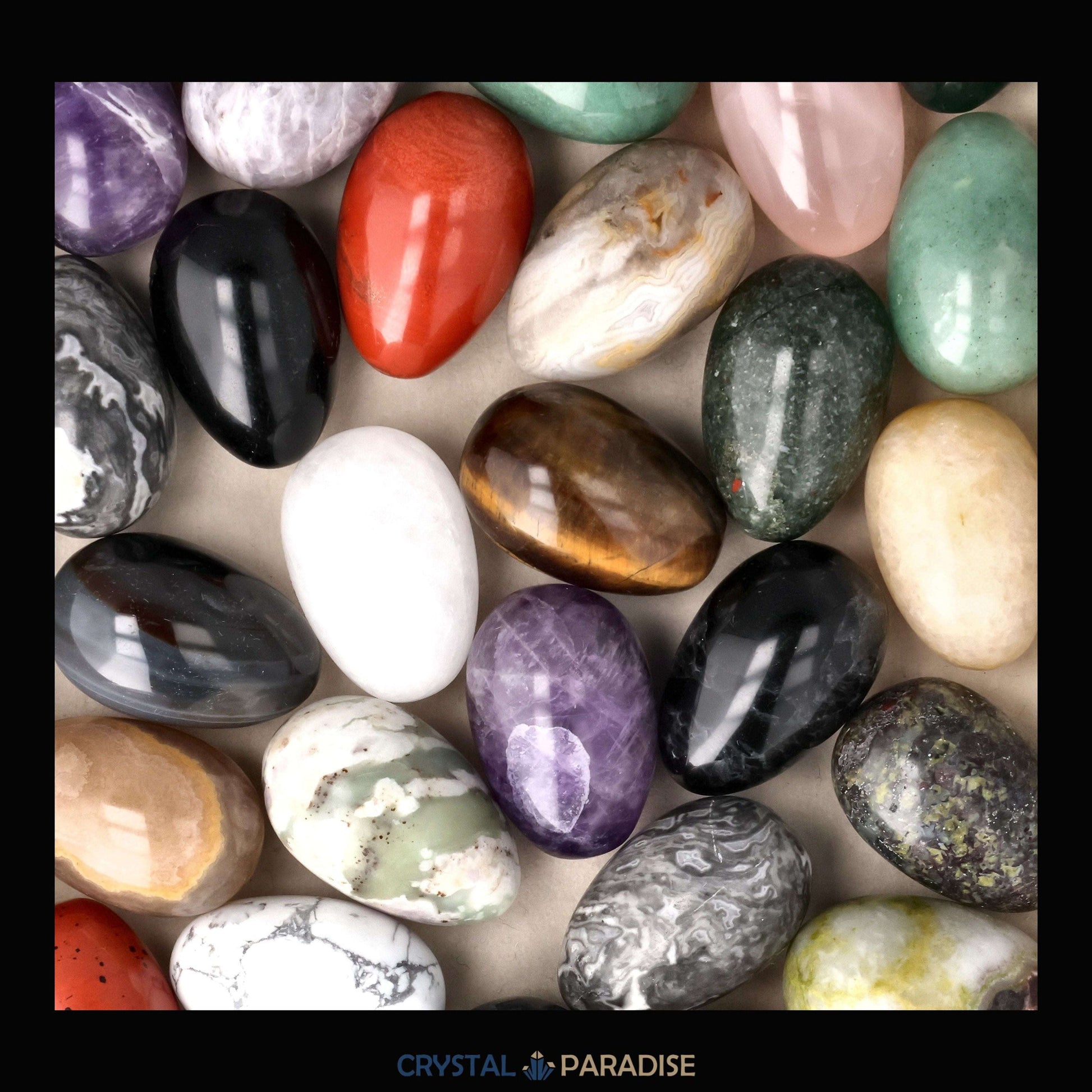 Crystal mini Oster-Eier Mix - 1 Stück - crystal paradise